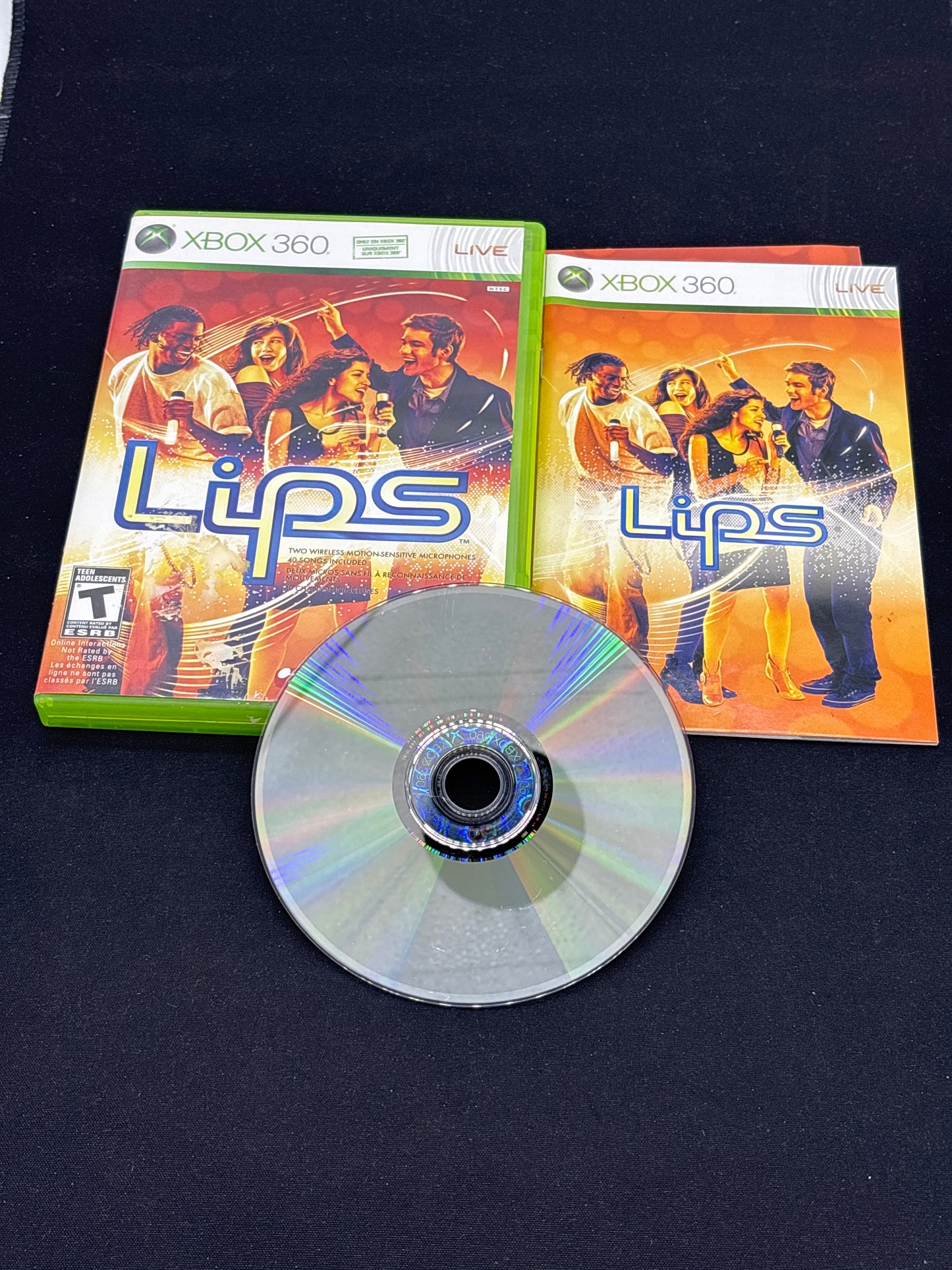 Auction Lot 103: XBOX 360 Lips CIB