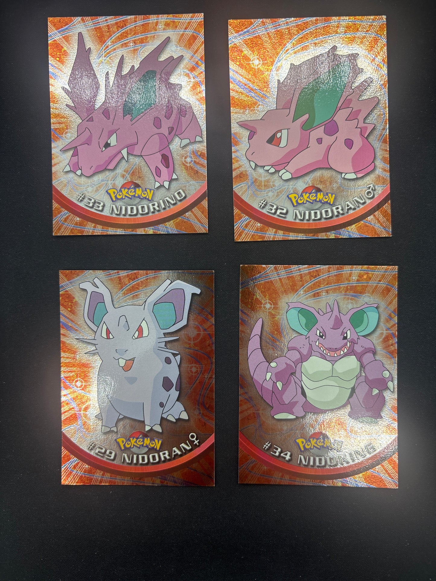 Auction Lot 11: Pokemon Cards Lot of 4 Holo Foil Topps Chrome