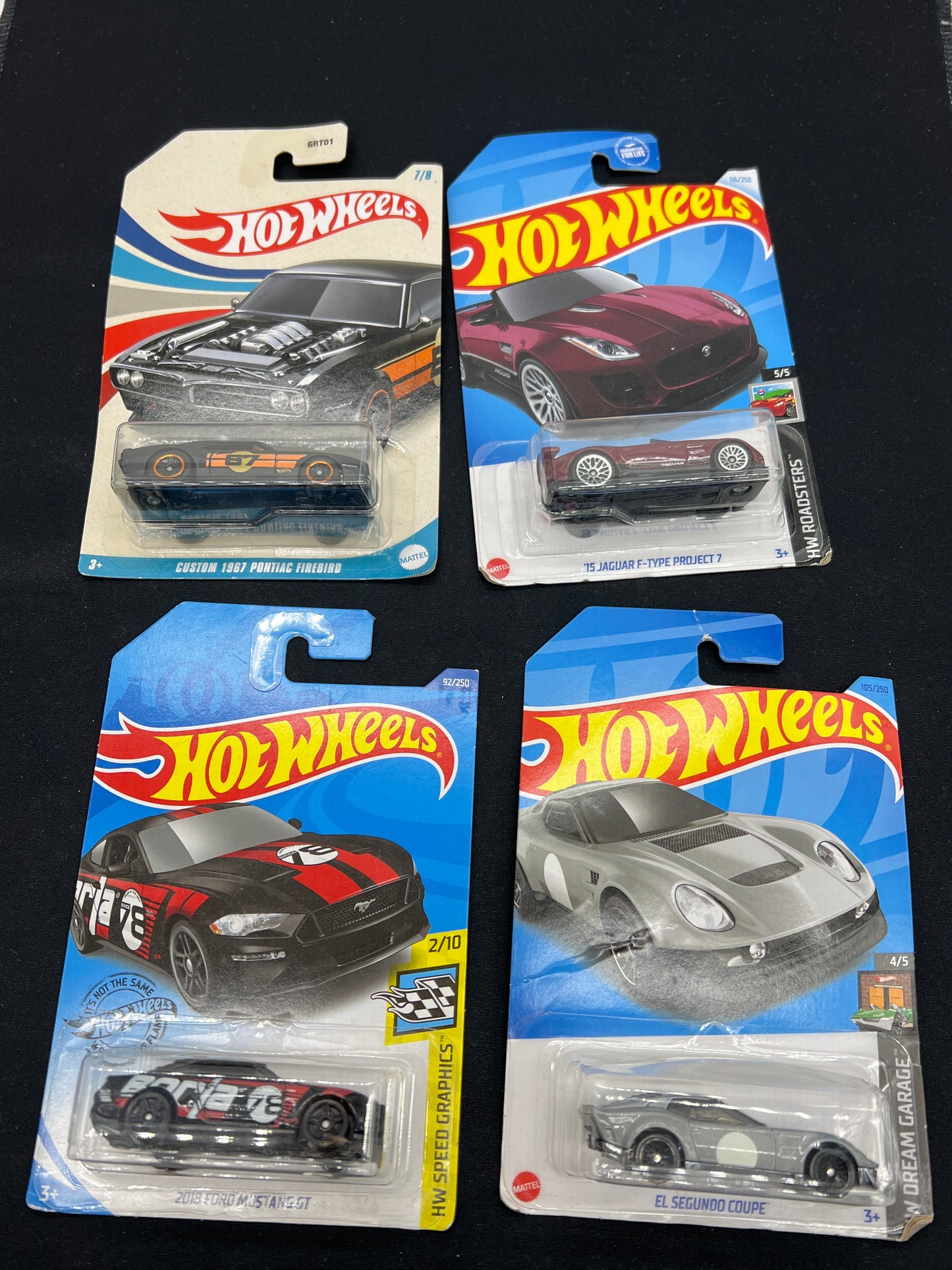 Auction Lot 204: Hot Wheels Lot of 4 Assorted Sealed Lot 3