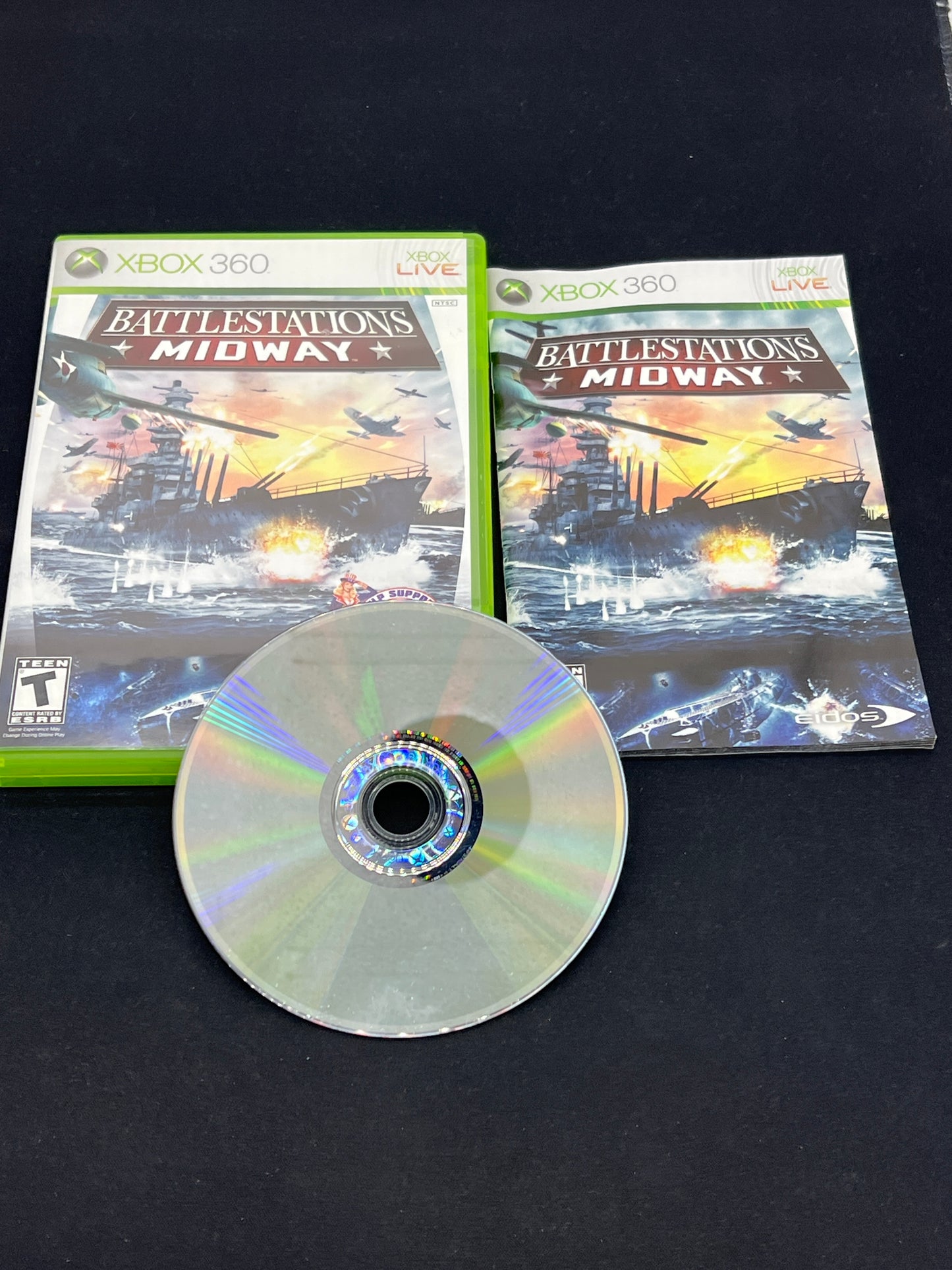 Auction Lot 185: XBOX 360 Video Game Battlestations Midway CIB