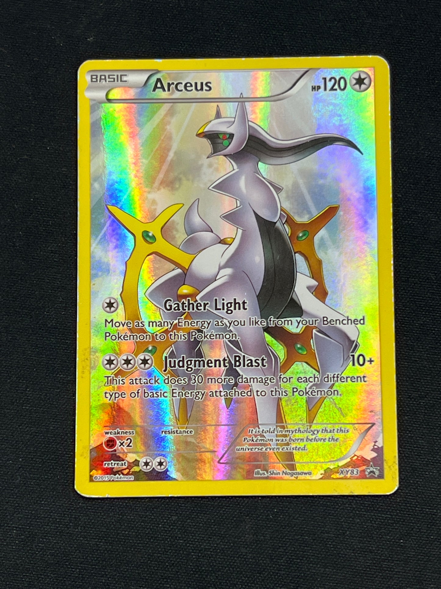 Auction Lot 283: Pokemon Cards Arceus XY Promo Conditions Vary
