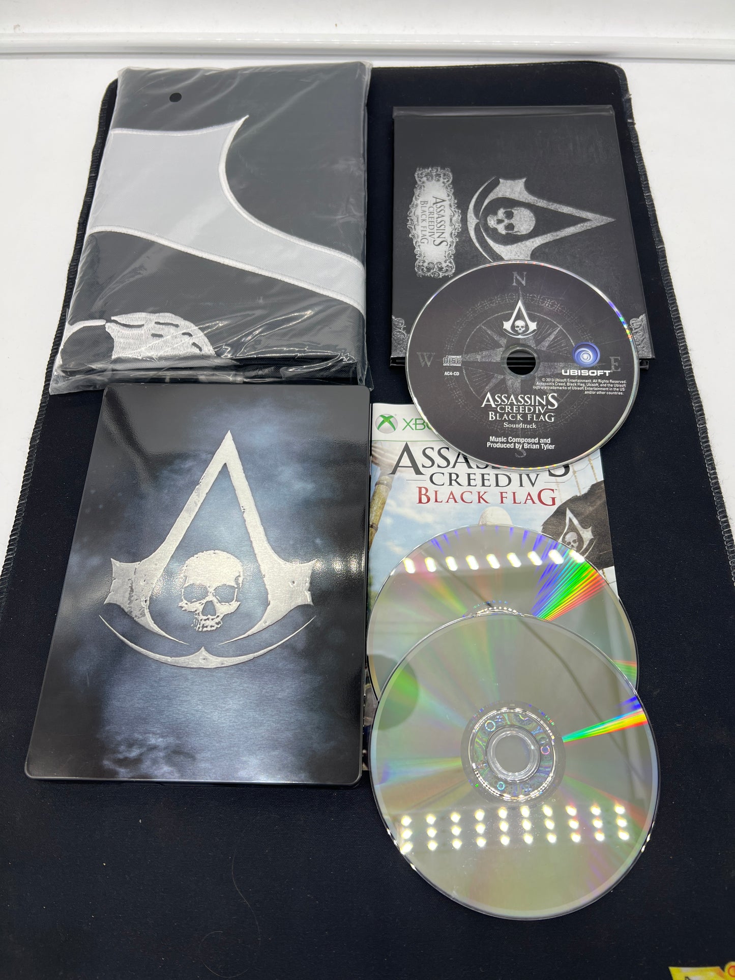 Auction Lot 13: XBOX 360 Vidoe Game Assassin's Creed Black Flag Limited Edition Complete With Edward Figure