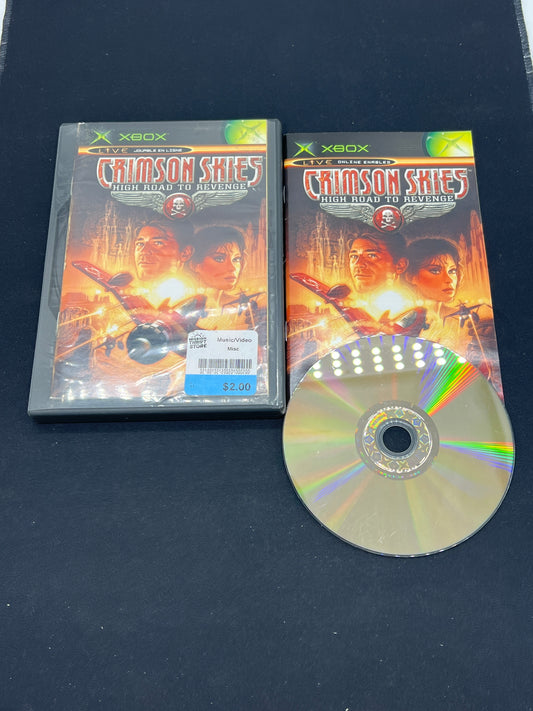 Auction Lot 13: XBOX Crimson Skies High Road to Revenge CIB
