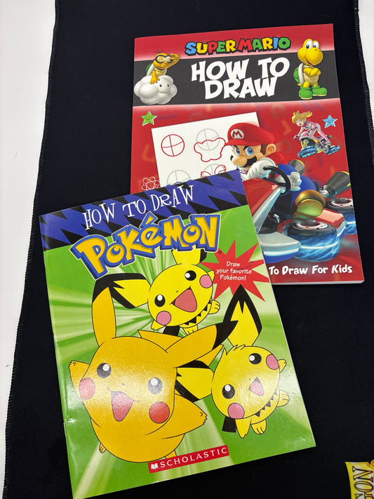 Auction Lot 321: How to Draw Nintendo Characters Colouring Book Lot