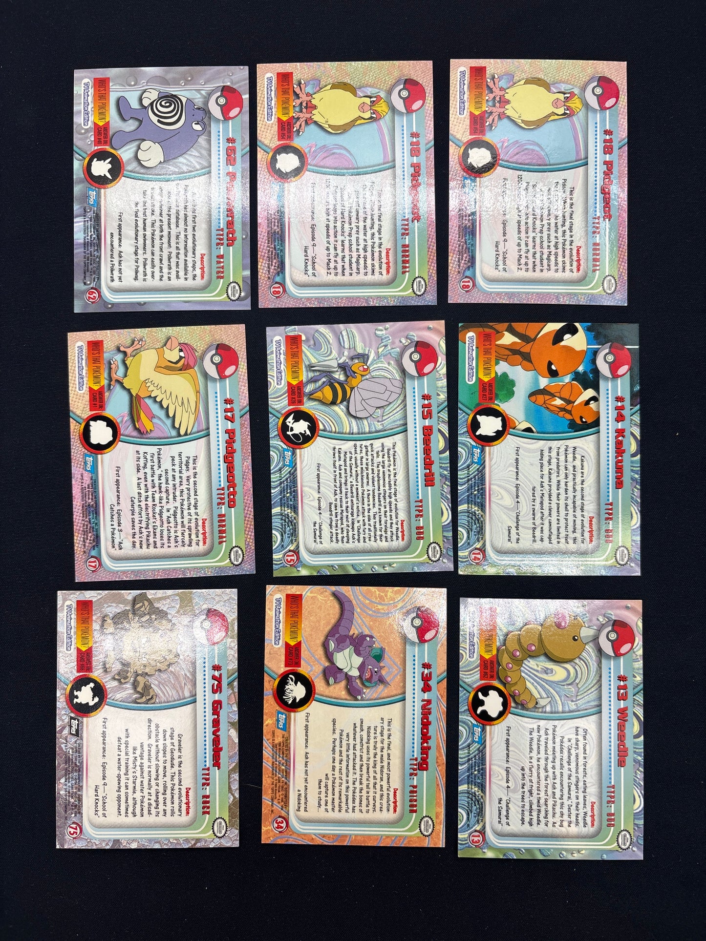 Auction Lot 88: Pokemon Topps Chrome Card Lot 3 Conditions Vary