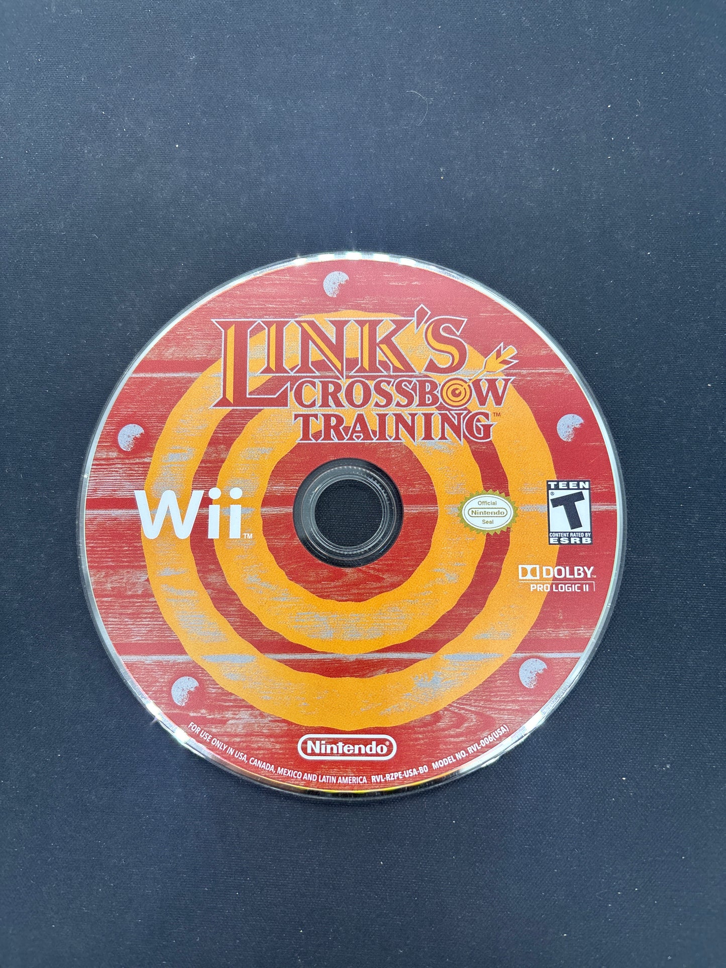 Auction Lot 388: Nintendo Wii Link's Crossbow Training Disc Only