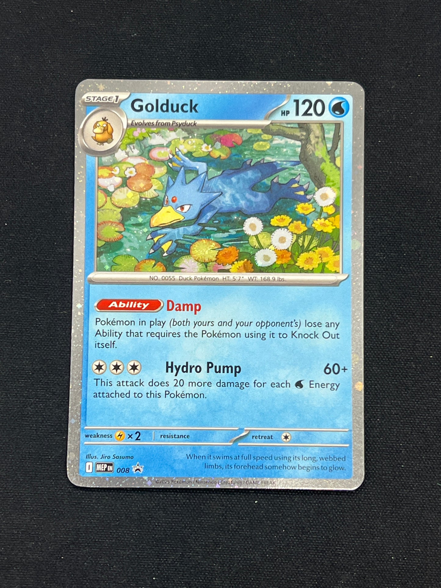 Auction Lot 332: Pokemon Card Golduck Mega Evolutions Promo Conditions Vary