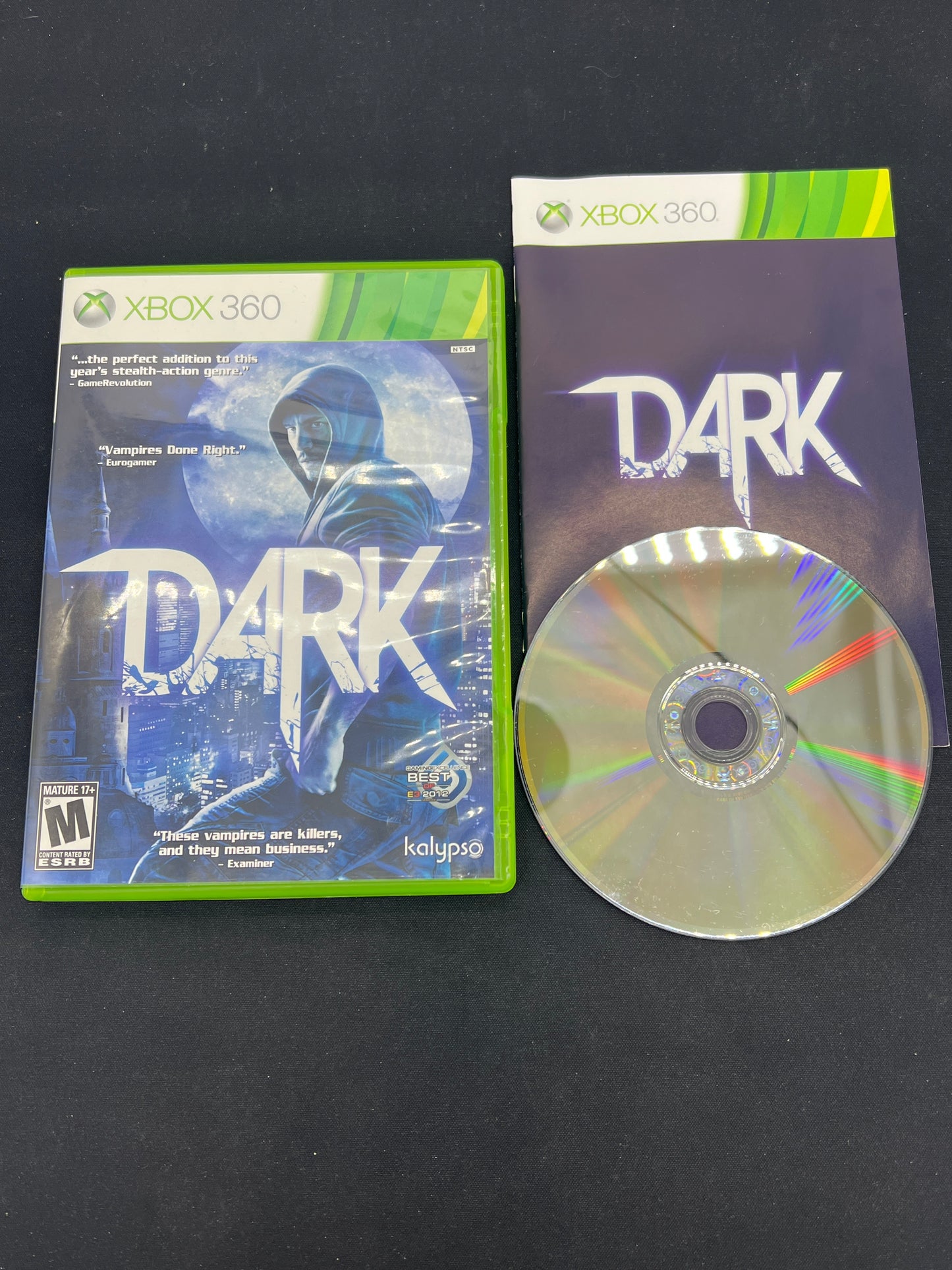 Auction Lot 121: XBOX 360 Video Game Dark CIB