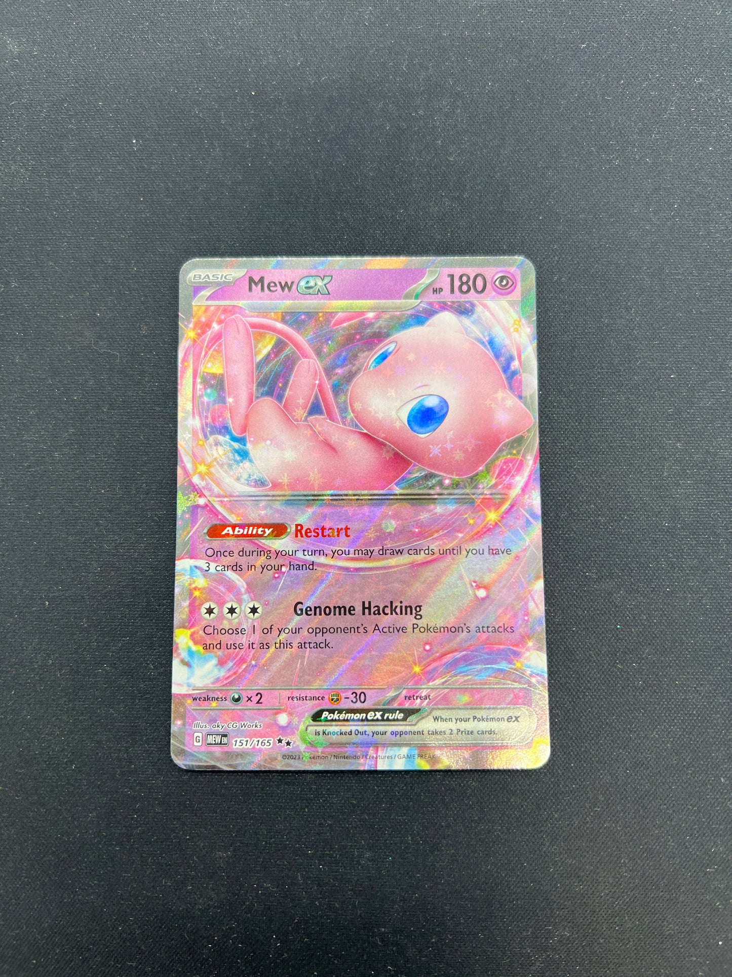 Auction Lot 198: Pokemon Cards Mew EX Double Rare SV 151 Condition Vary