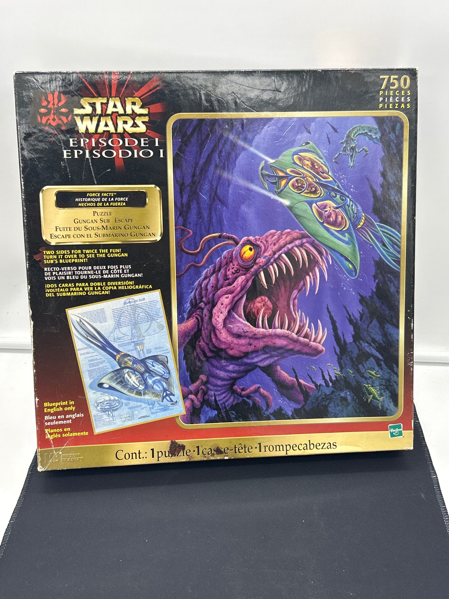 Auction Lot 427: Star Wars Episode 1 Gungan Sub Escape Puzzle 750 Piece 1999