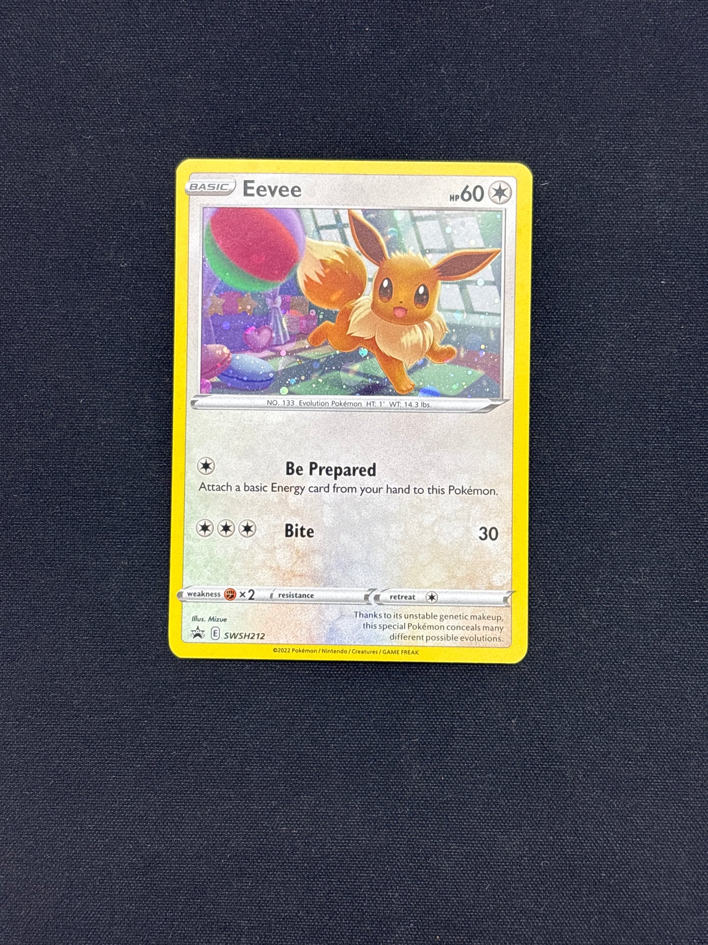 Auction Lot 239: Eevee Cosmo Holo Promo Card Conditions Vary
