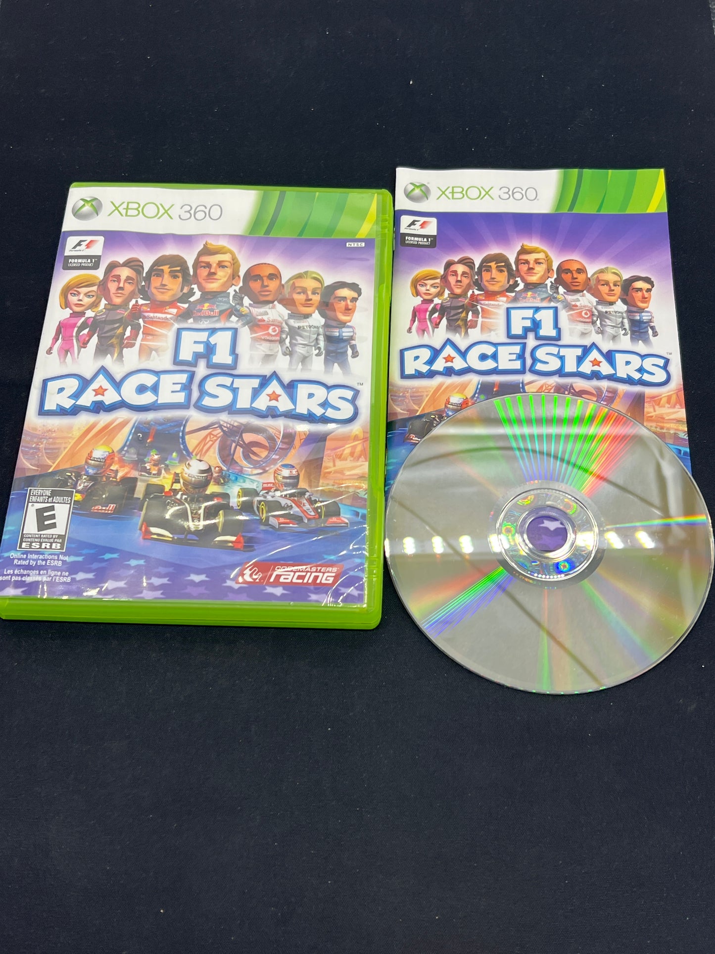 Auction Lot 215: XBOX 360 Video Game F1 Race Stars CIB