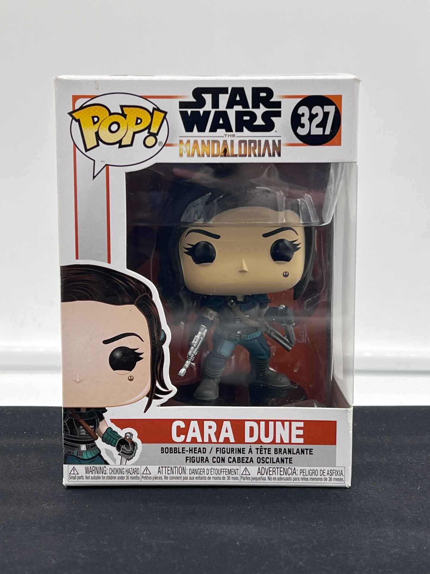 Auction Lot 84: Pop Funko Vinyl Figure Star Wars Mandalorian 327 Cara Dune