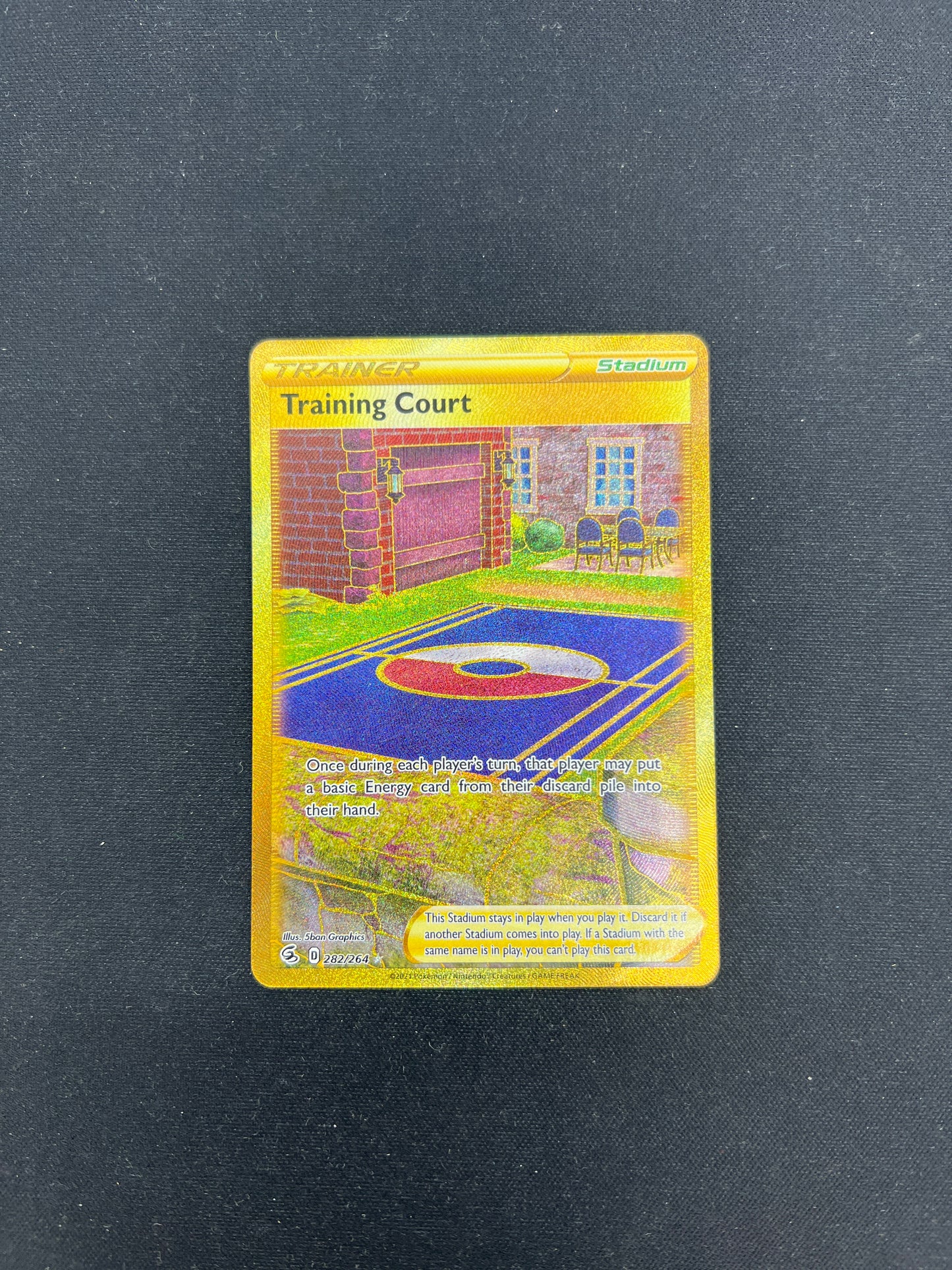 Auction Lot 136: Pokemon Cards Training Court Secret Rare Full Art Trainer Condition Vary