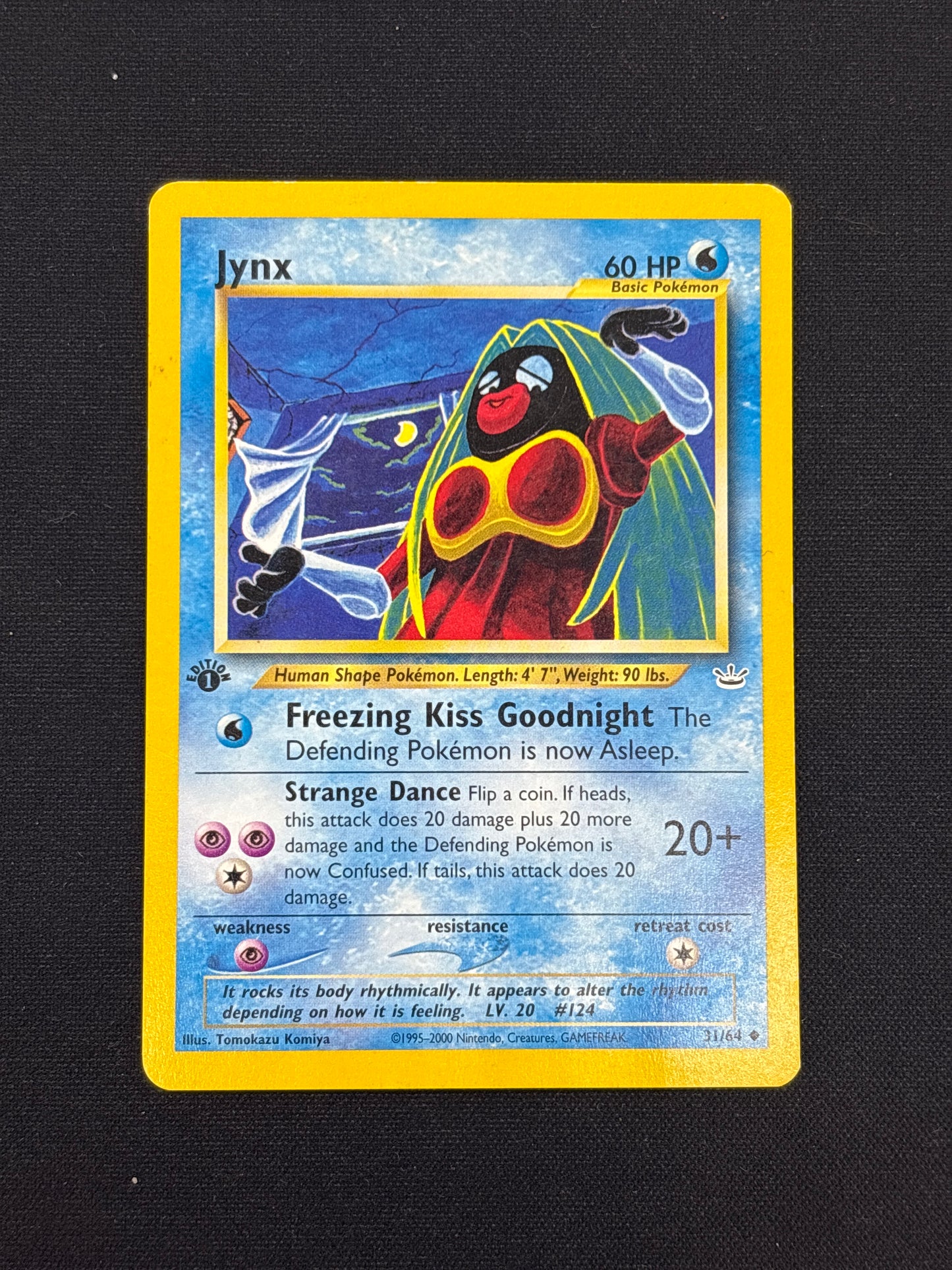 Auction Lot 22: Jynx 1st Edition Neo Revelation Card Conditions Vary