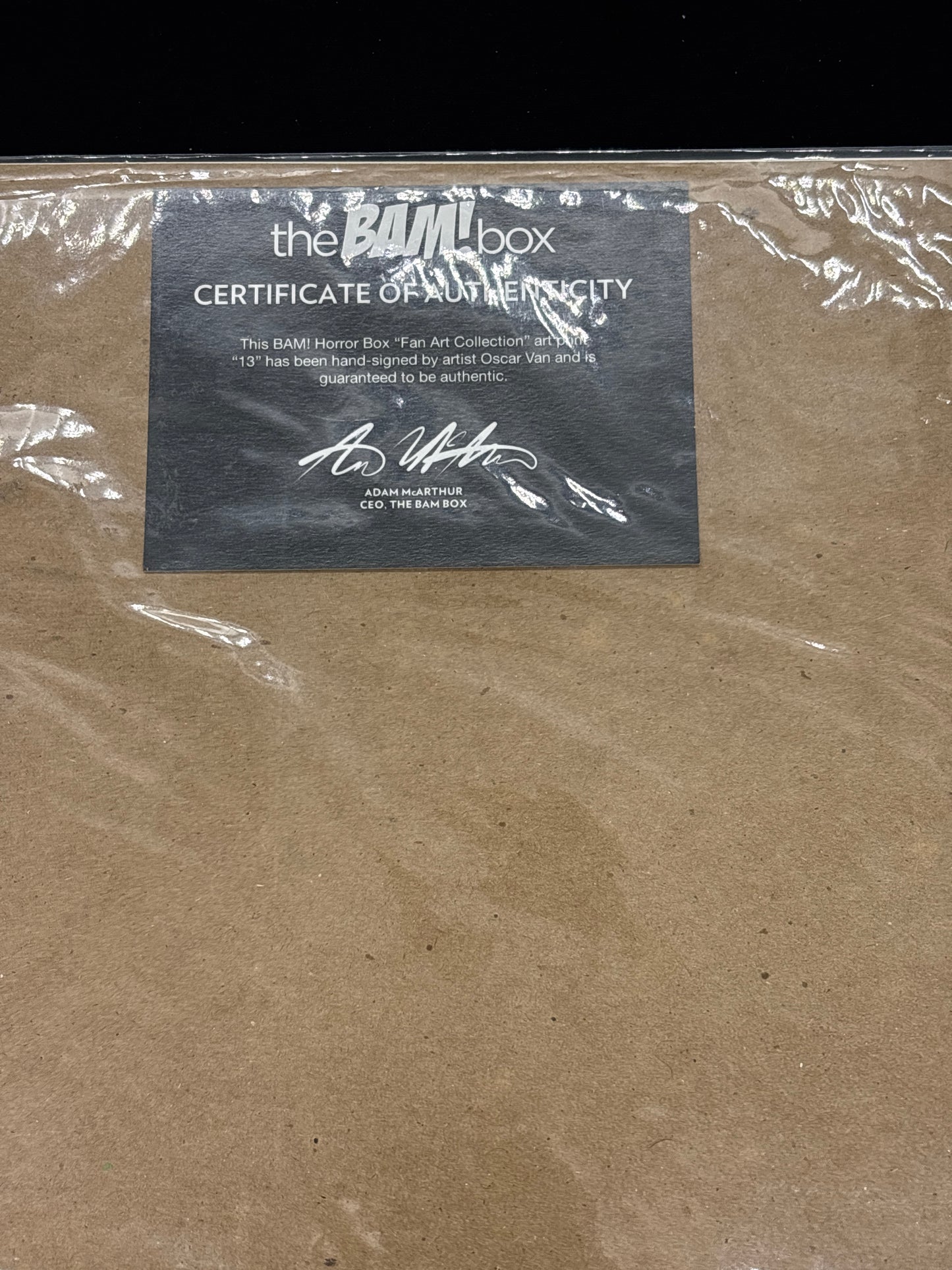 Auction Lot 79: The Charlie Manson of Ghosts BAM! Limited Edition Fan Art Print Numbered 336/1500 w/COA