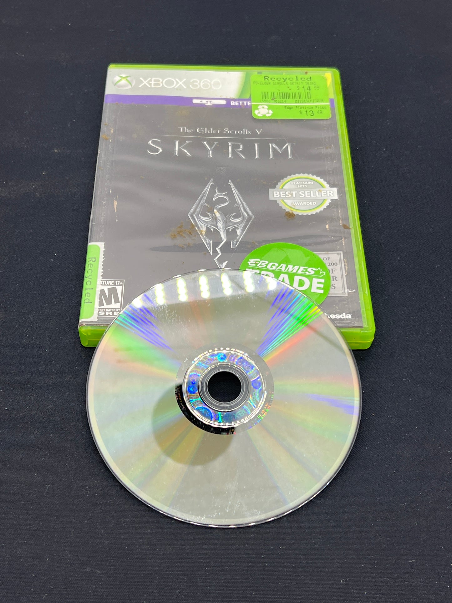 Auction Lot 49: XBOX 360 Video Game Skyrim