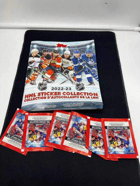 Auction Lot 250: NHL Sticker Collection with Booklet and Stickers Lot 3