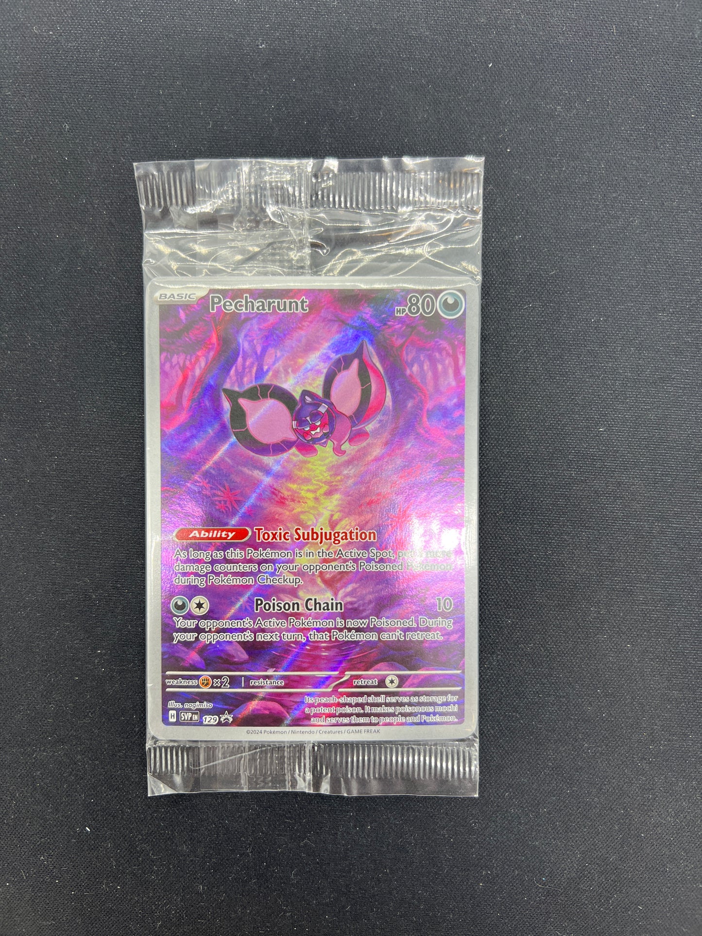 Auction Lot 132: Pokemon Cards Pecharunt Shrouded Fable ETB Promo Sealed
