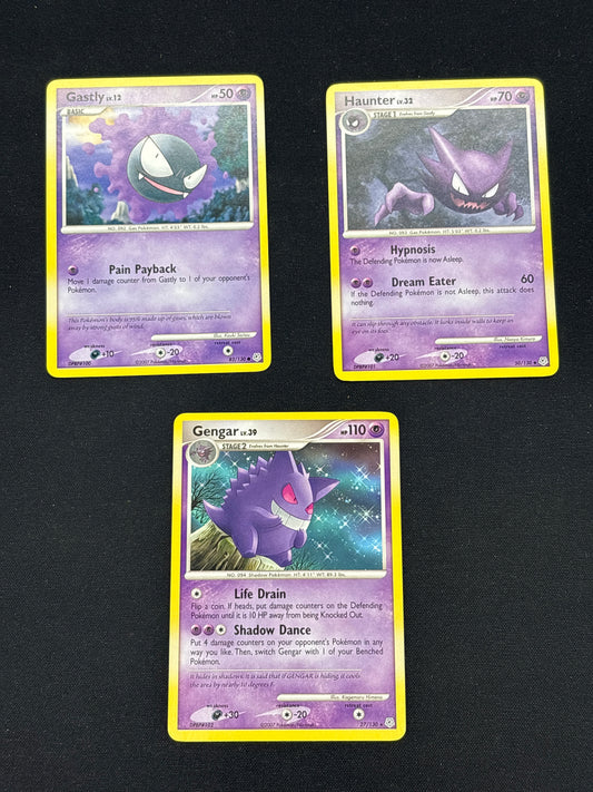 Auction Lot 3: Pokemon Cards Gengar Evolution Line Diamond Pearl Base Lot Conditions Vary