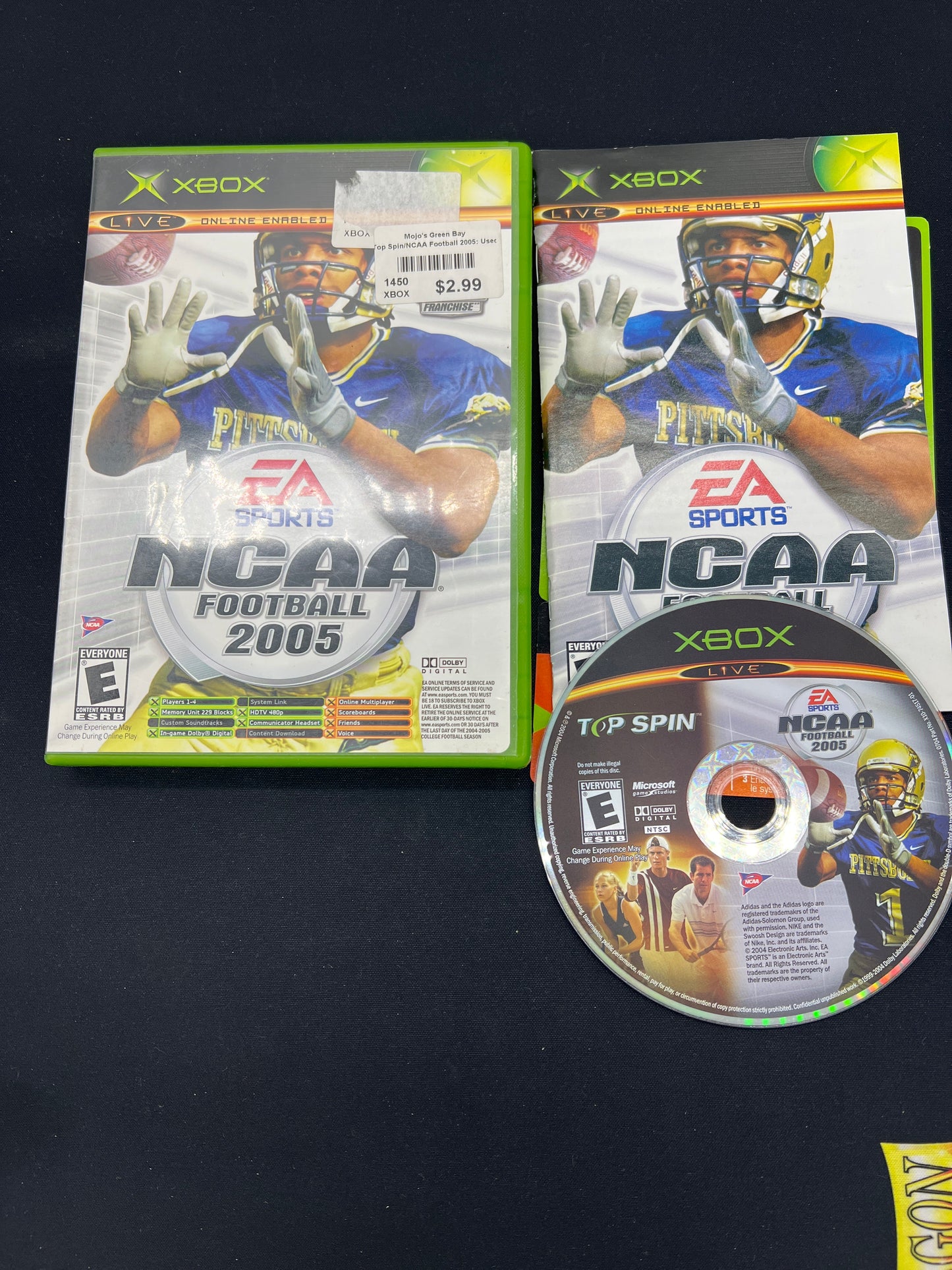 Auction Lot 83: XBOX EA Sports NCAA Football 2005 CIB