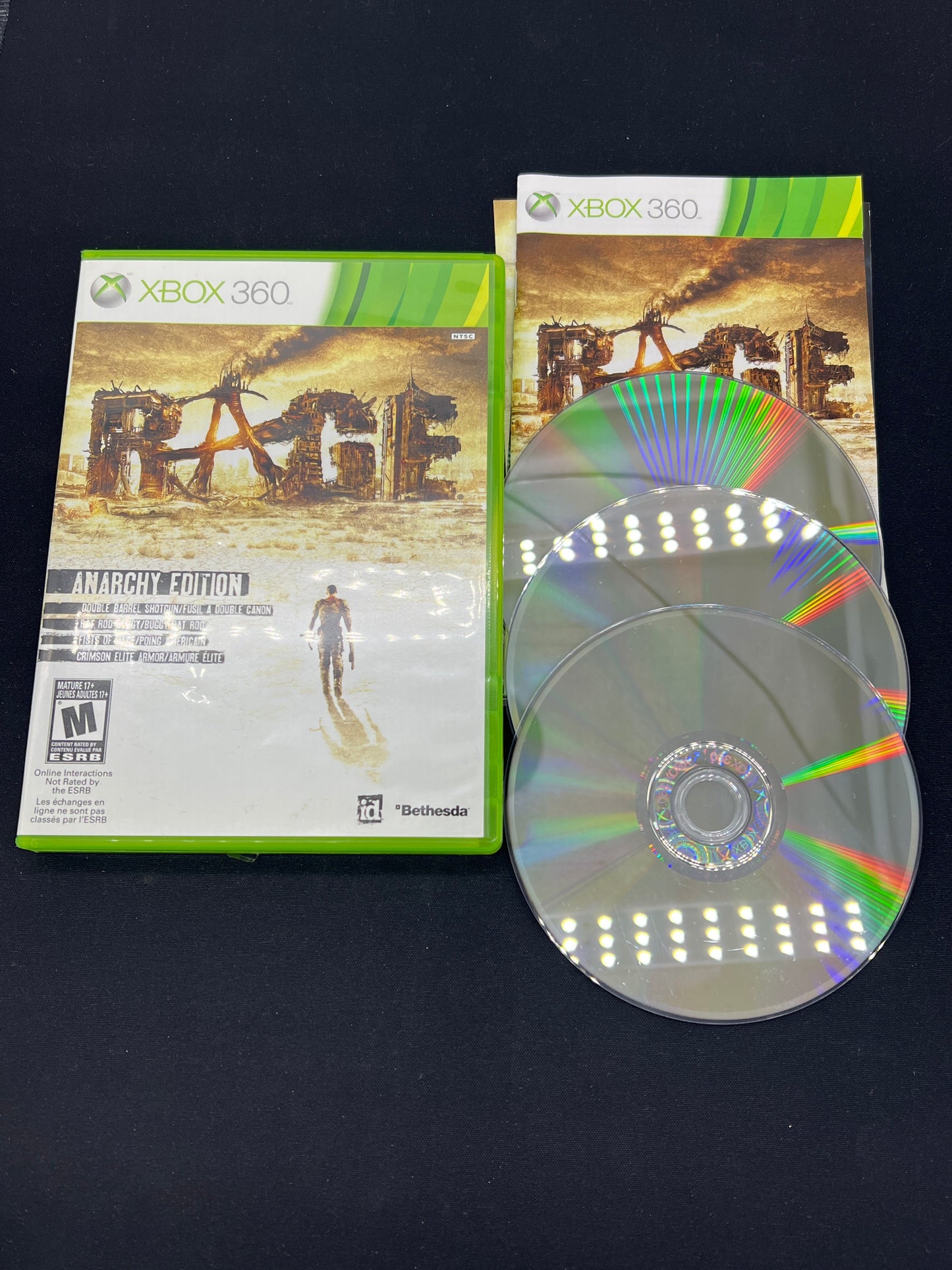 Auction Lot 157: XBOX 360 Video Game Rage CIB