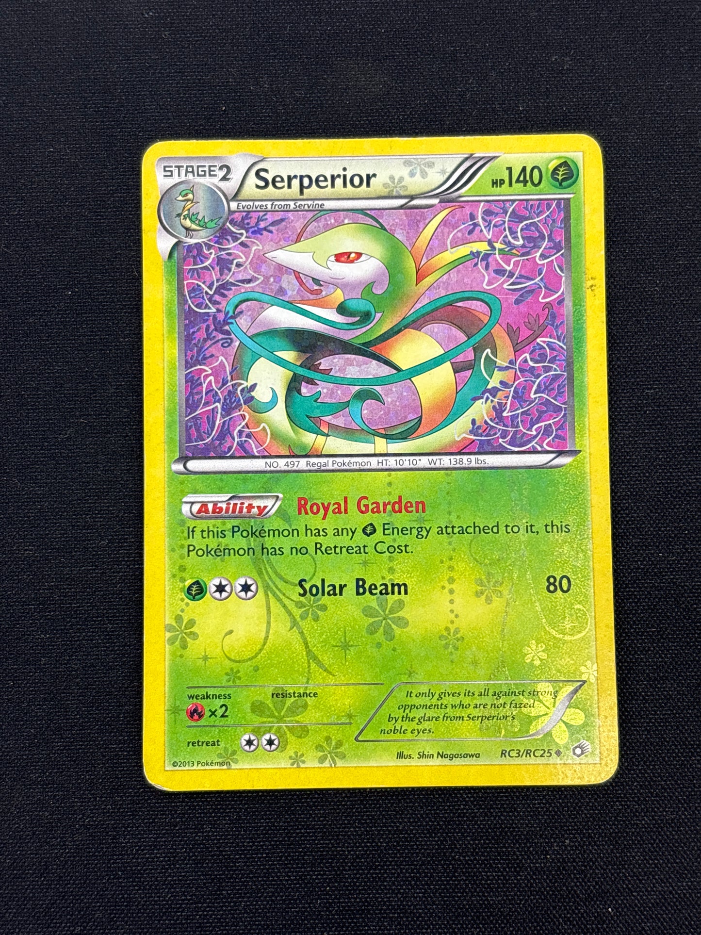 Auction Lot 208: Serperior Radiant Collection Holo Card Conditions Vary
