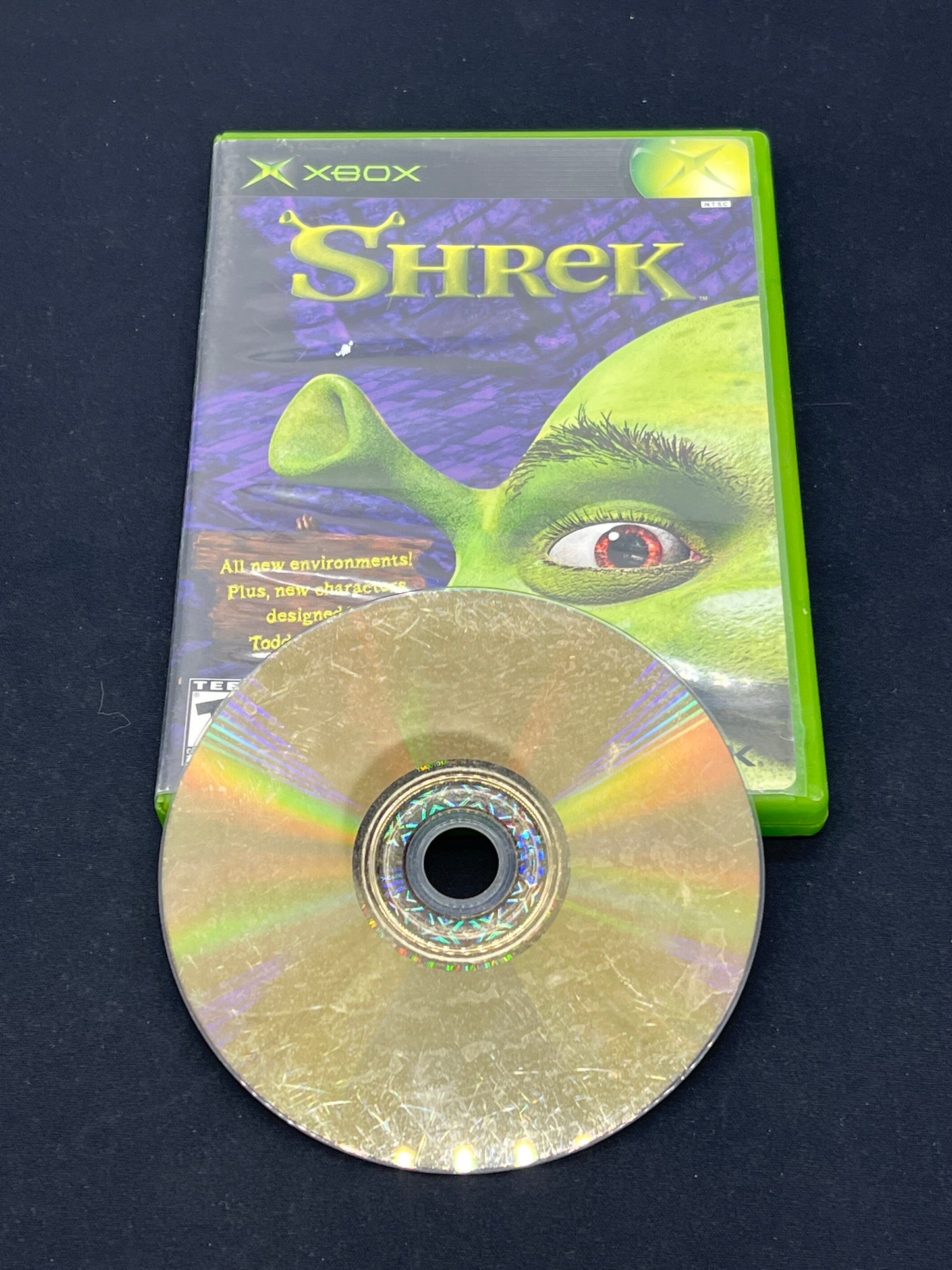 Auction Lot 172: XBOX Video Game Shrek