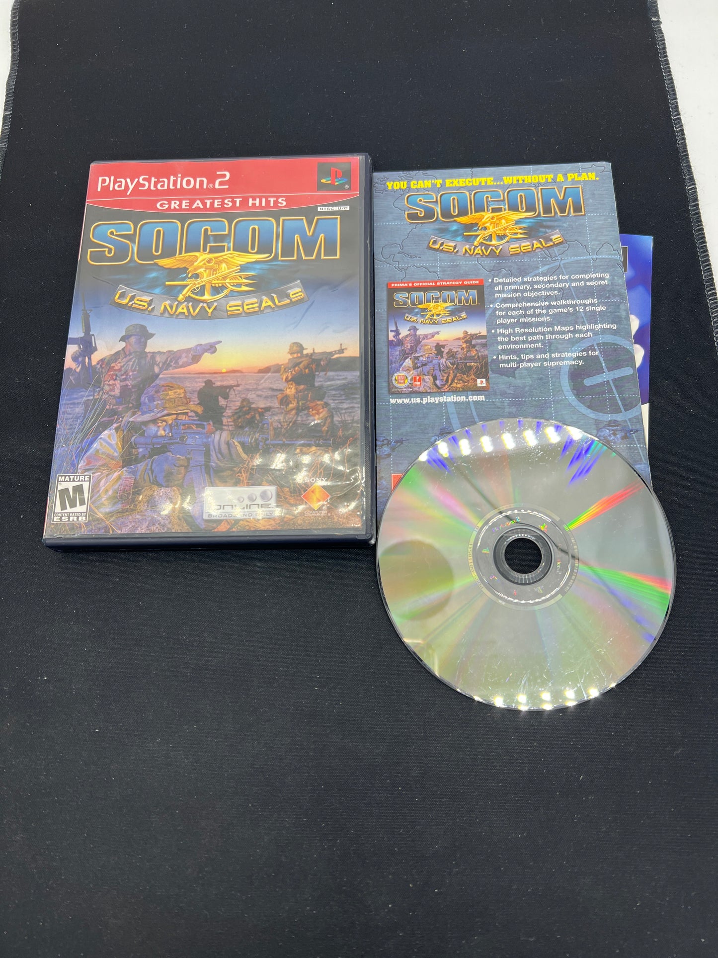 Auction Lot 212: Playstation2 SOCOM U.S Navy Seals CIB