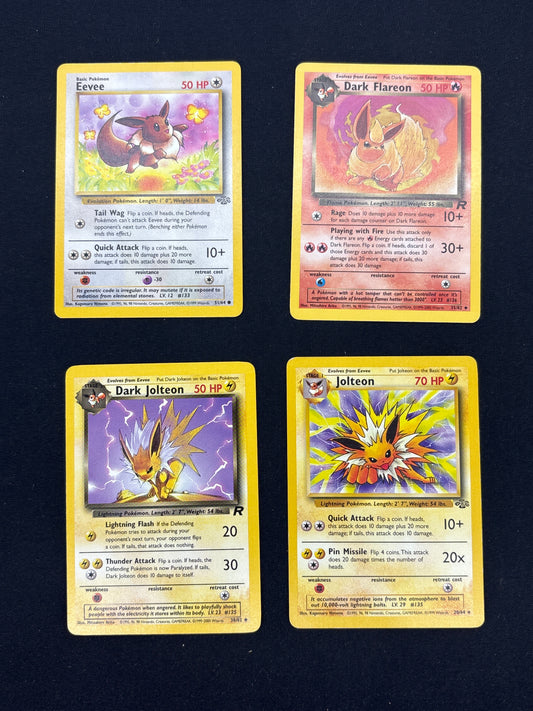 Auction Lot 105: Eeveelution WOTC Card Lot Conditions Vary