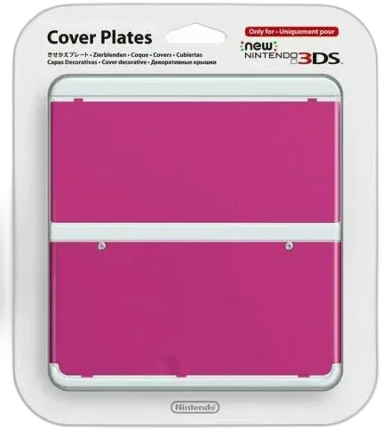 New 3DS Fuchsia Pink Cover Plate
