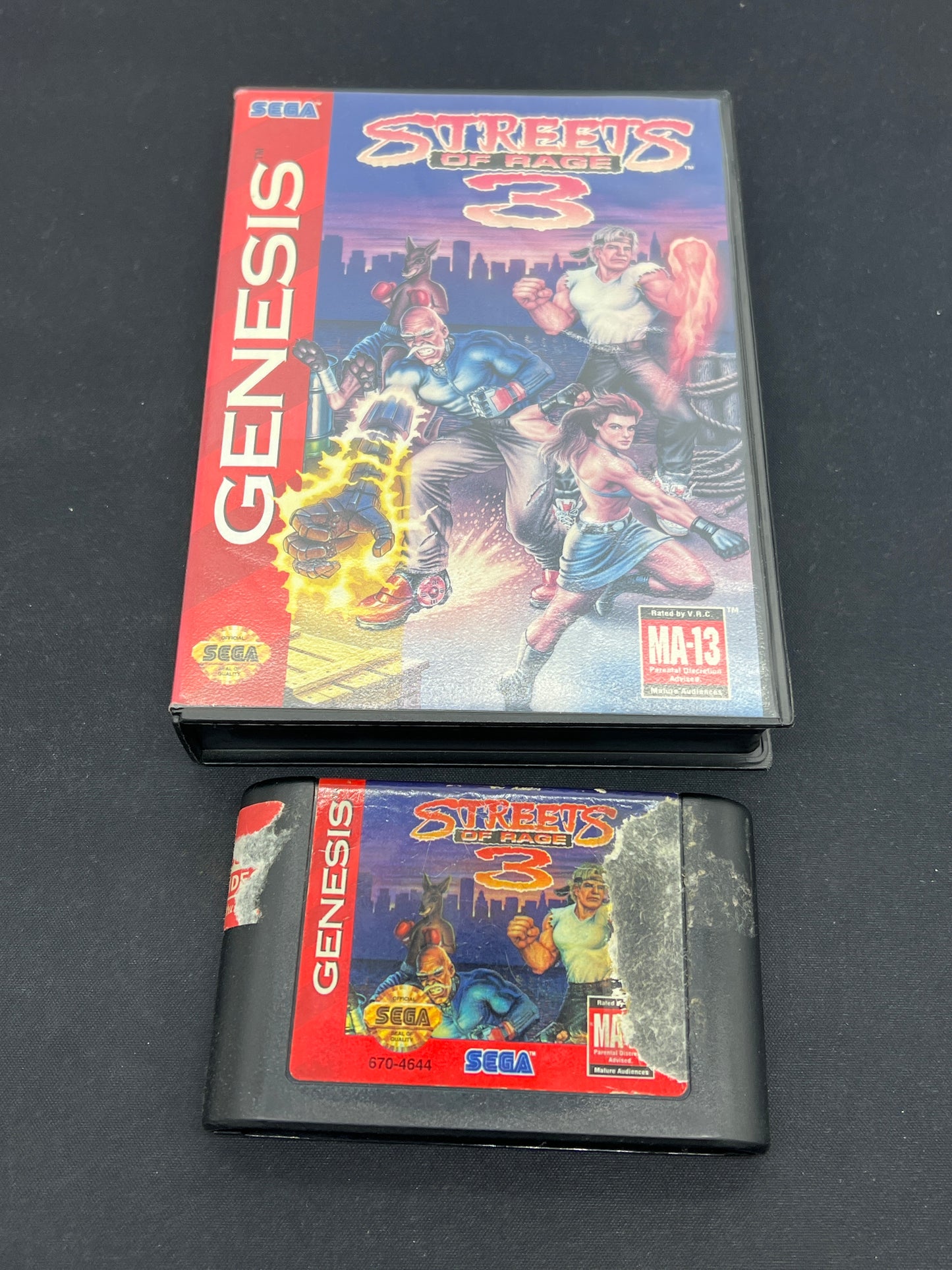 Auction Lot 23: Sega Genesis Video Game Streets of Rage 3