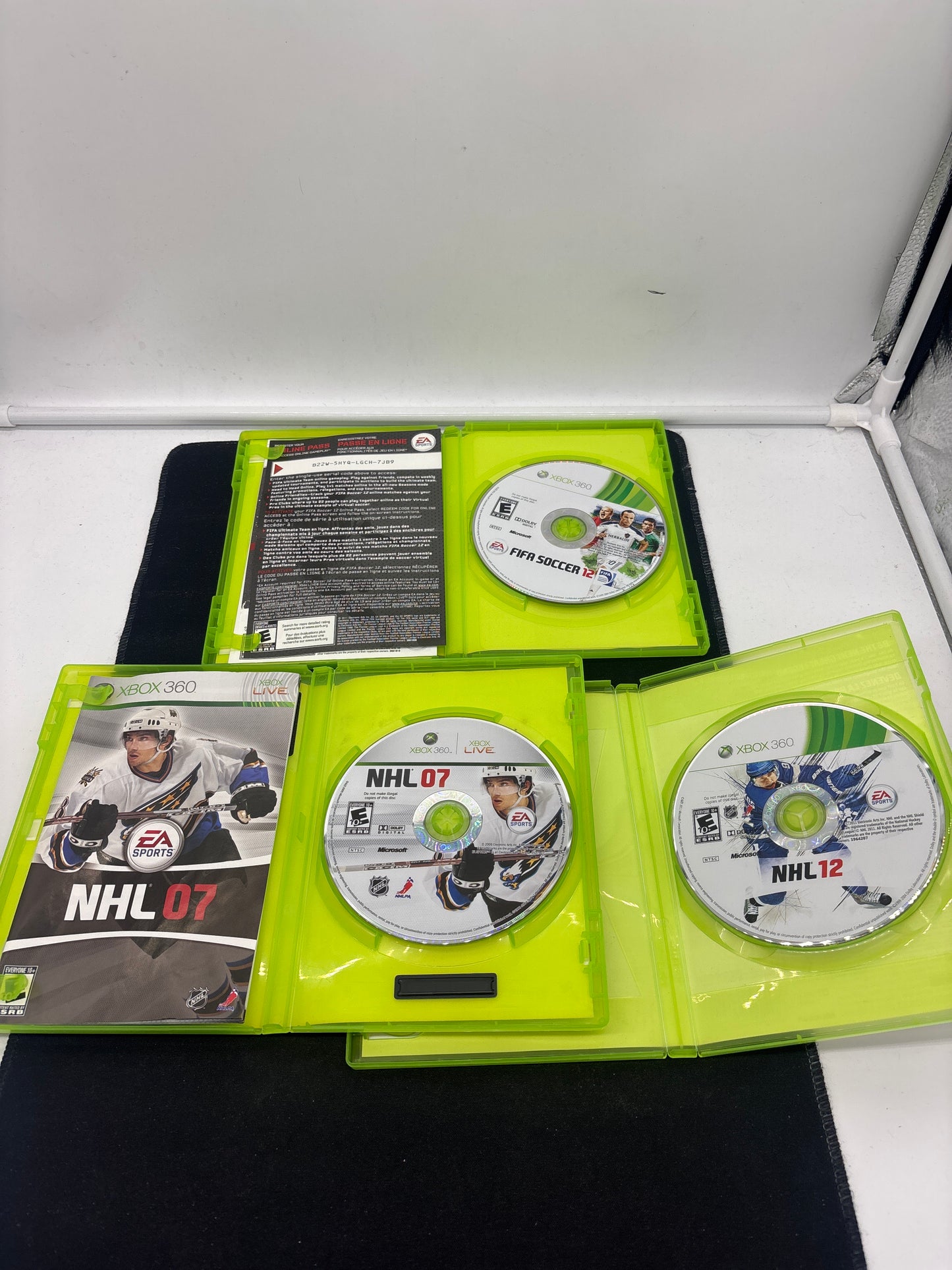 Auction Lot 274: XBOX 360 Video Games Assorted Sports Lot 2 CIB