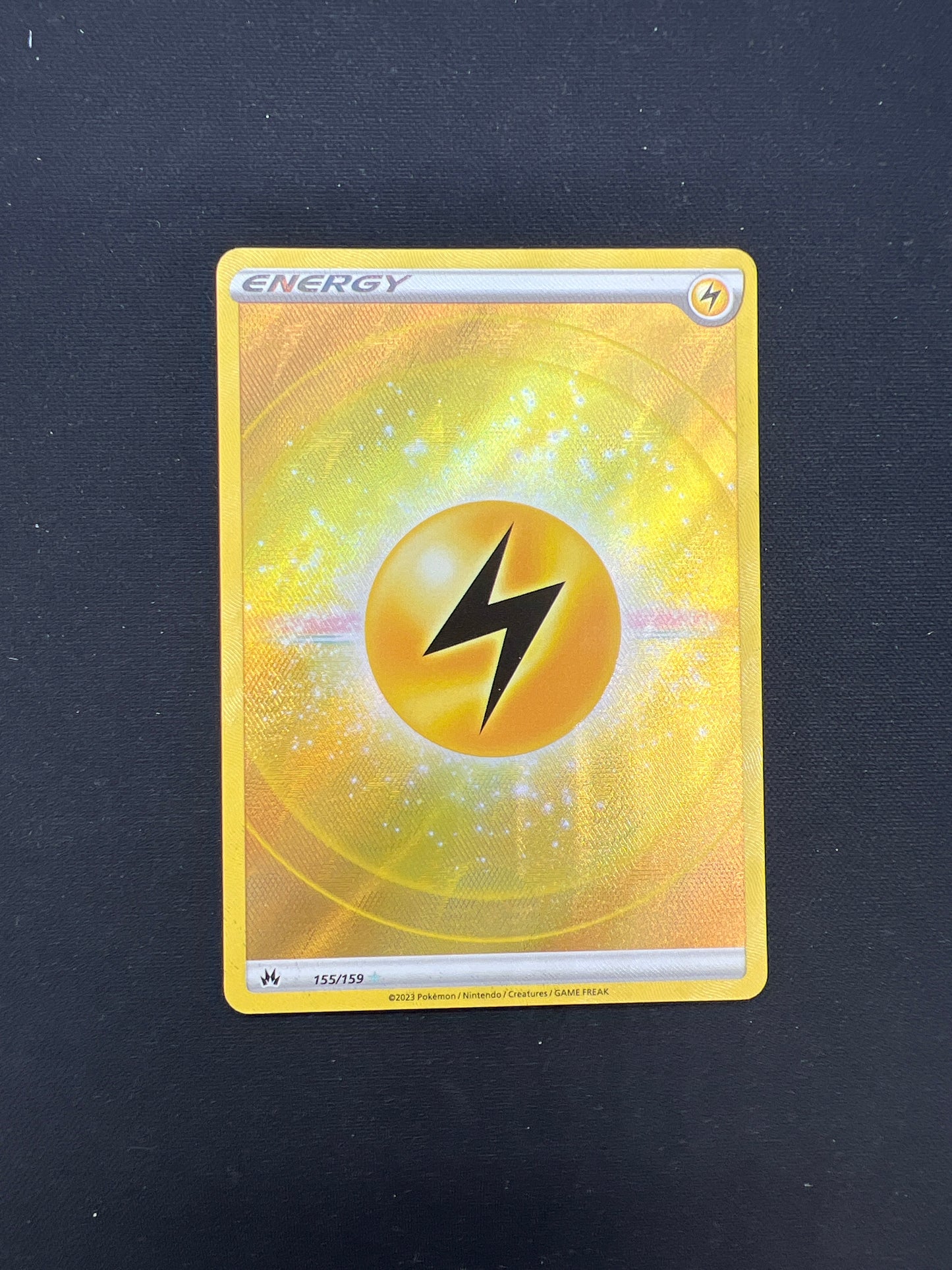 Auction Lot 237: Pokemon Card Electric Energy Holo Crown Zenith Conditions Vary