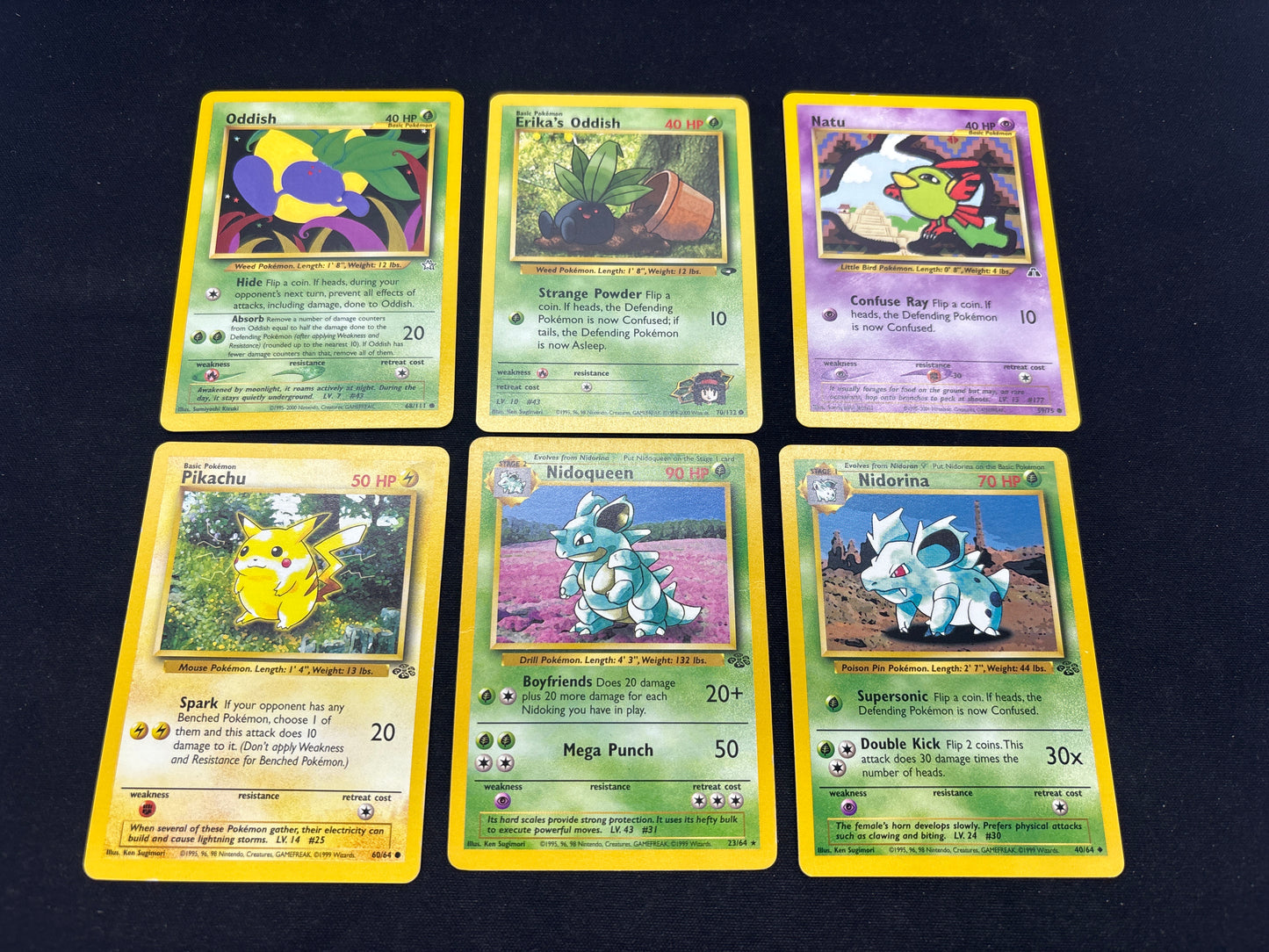 Auction Lot 151: Pokemon Cards Lot of 6 WOTC Assorted Sets Commons Uncommons Conditions Vary