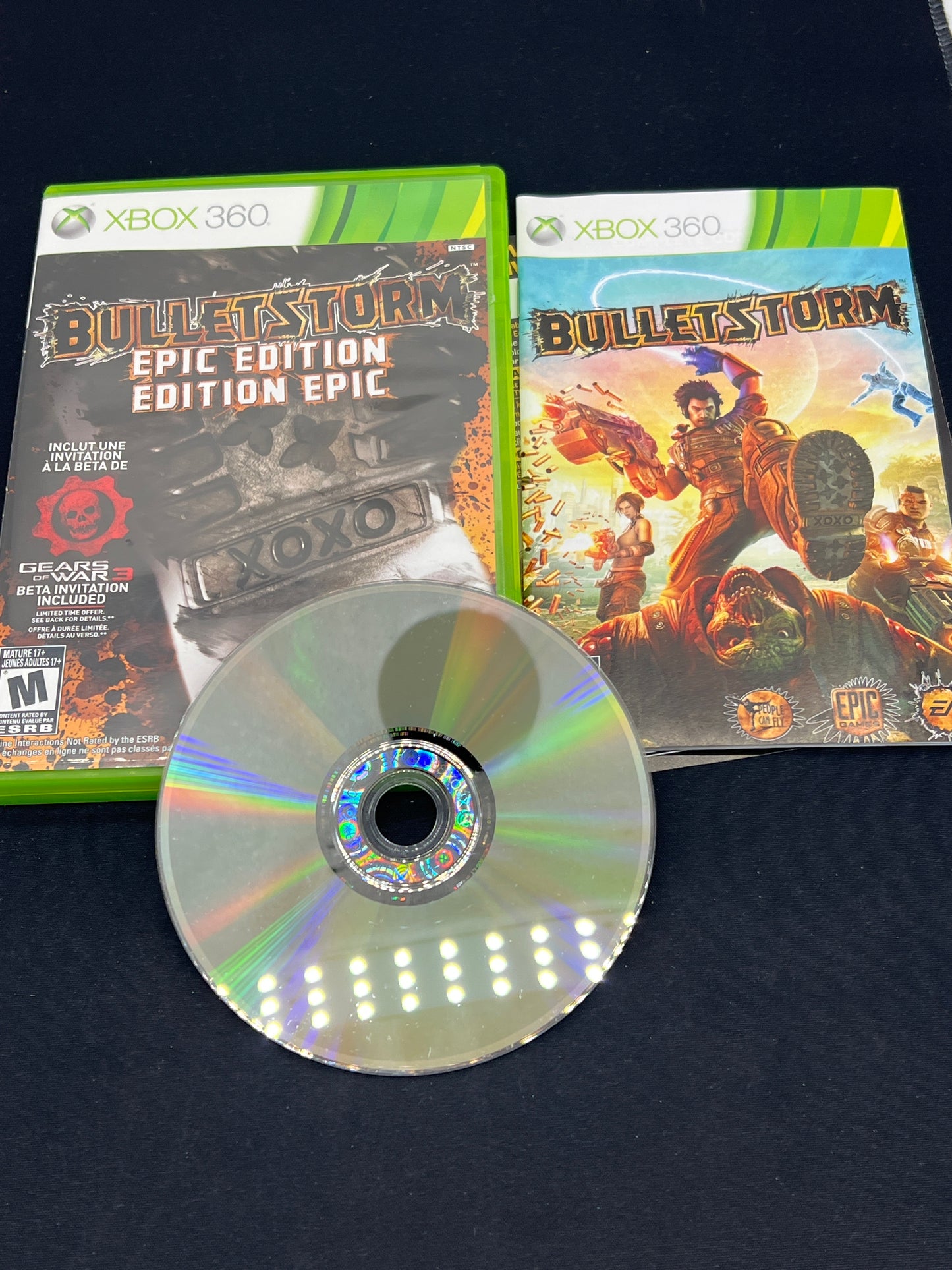 Auction Lot 117: XBox360 Video Game BulletStorm Epic Edition CIB