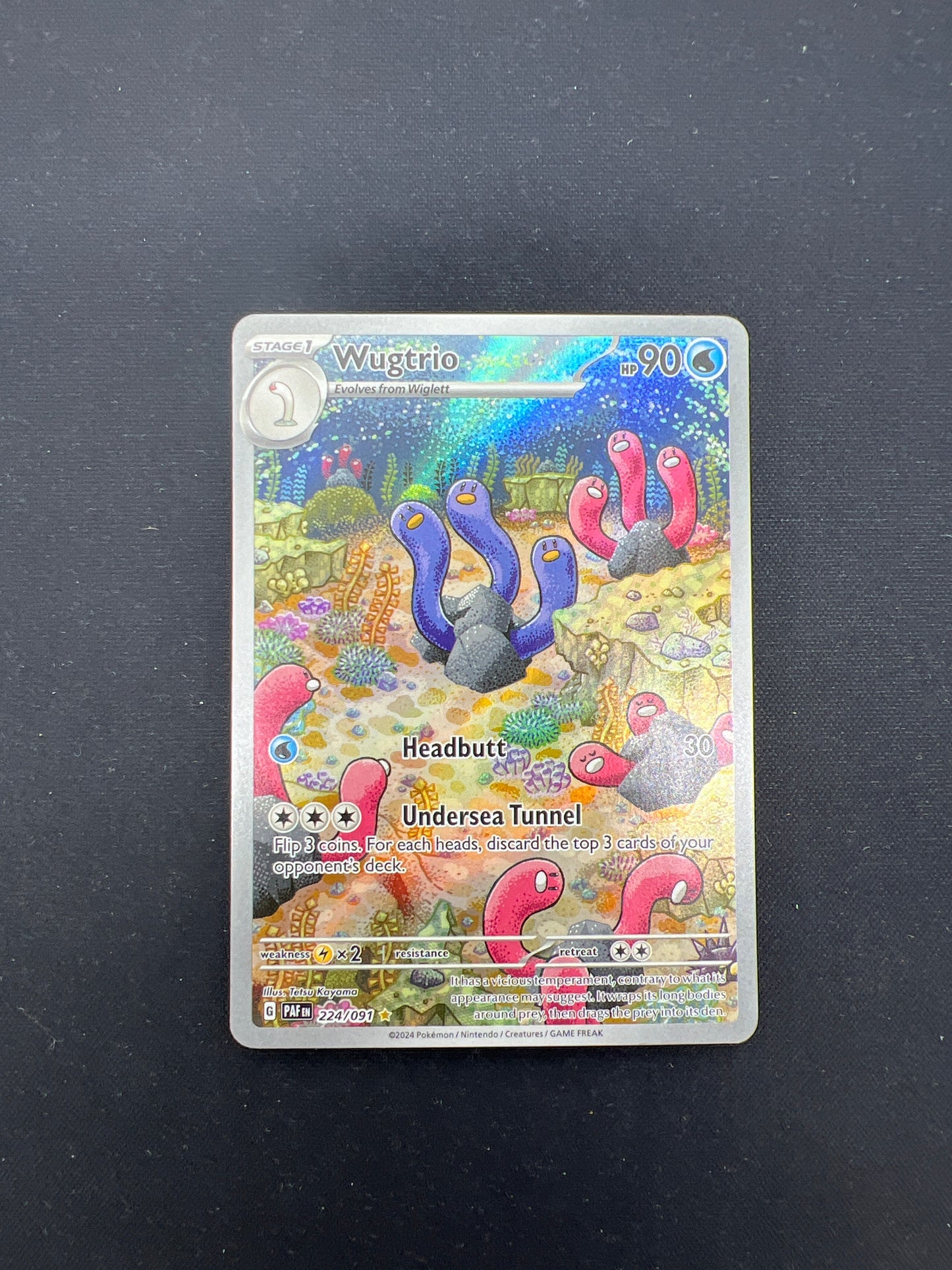 Auction Lot 48: Pokemon Cards Wugtrio Illustration Rare Condition Vary