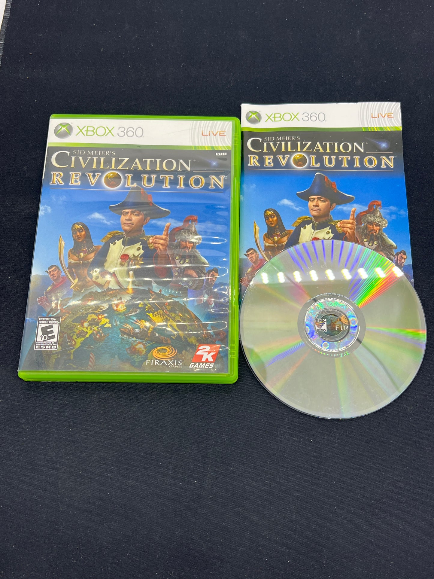 Auction Lot 197: XBOX 360 Video Game Civilization Revolution CIB