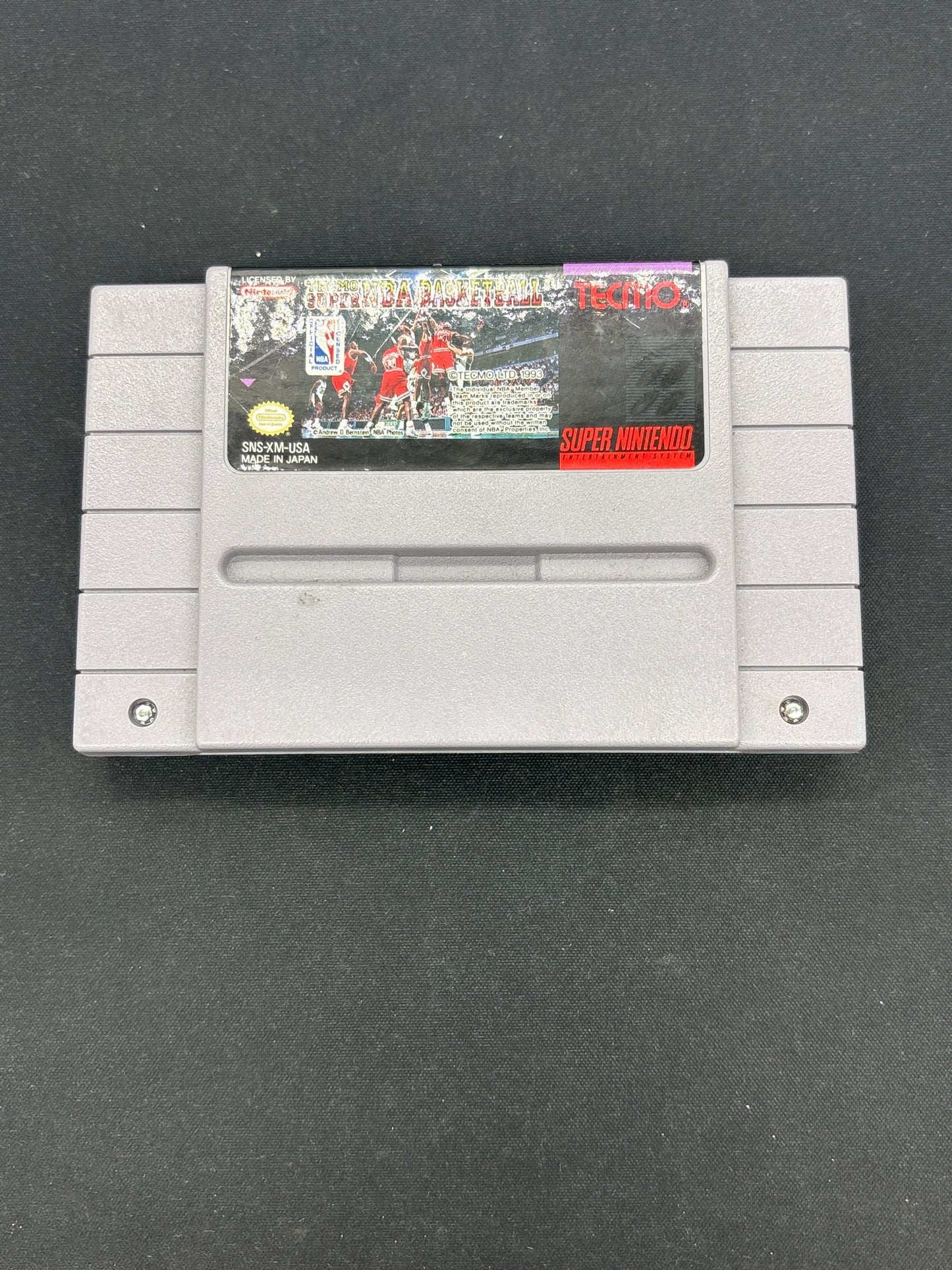 Auction Lot 157: SNES Video Game TECHMO Super NBA Basketball