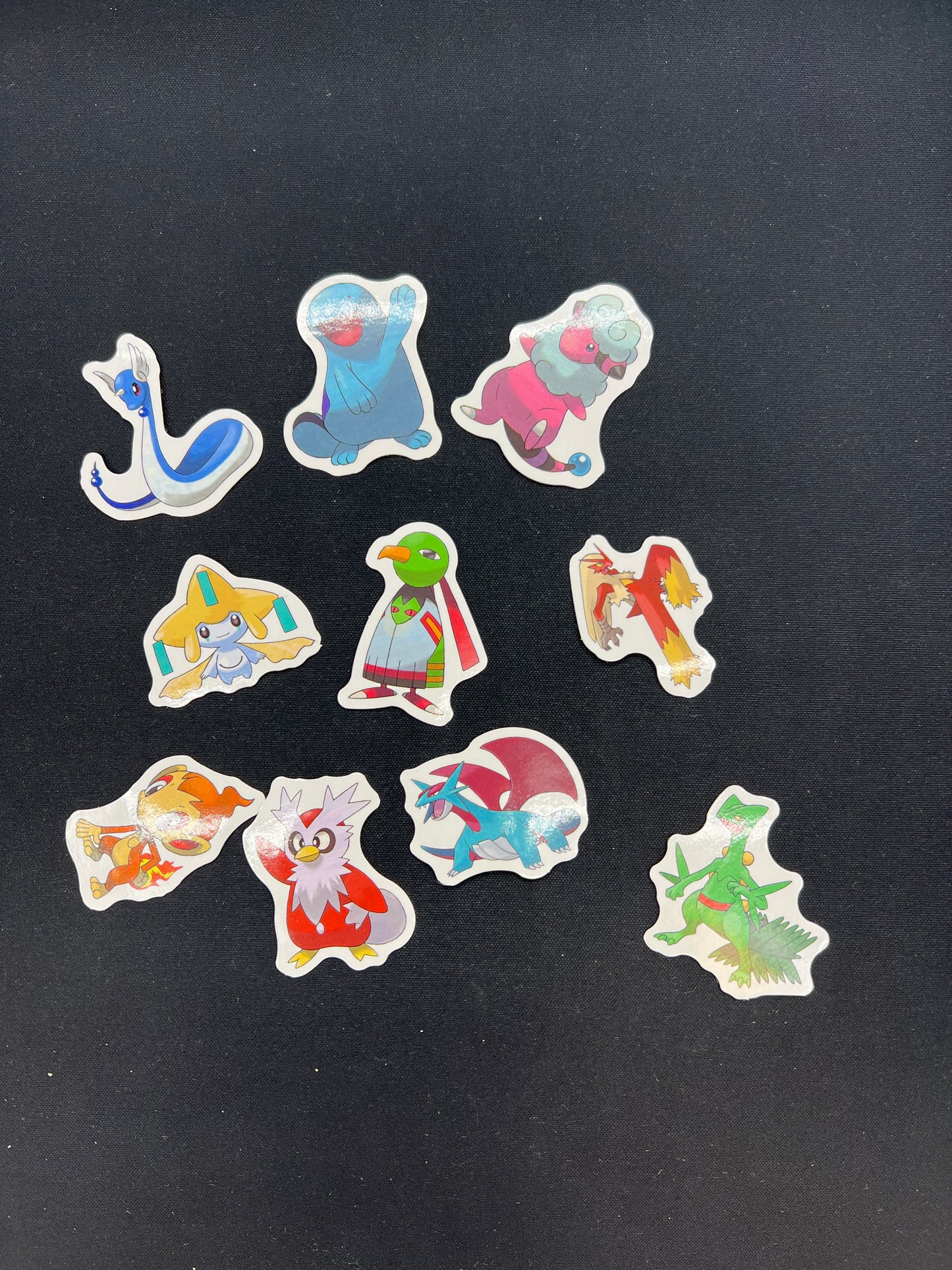 Auction Lot 180: Pokemon Stickers Lot of 10 Assorted