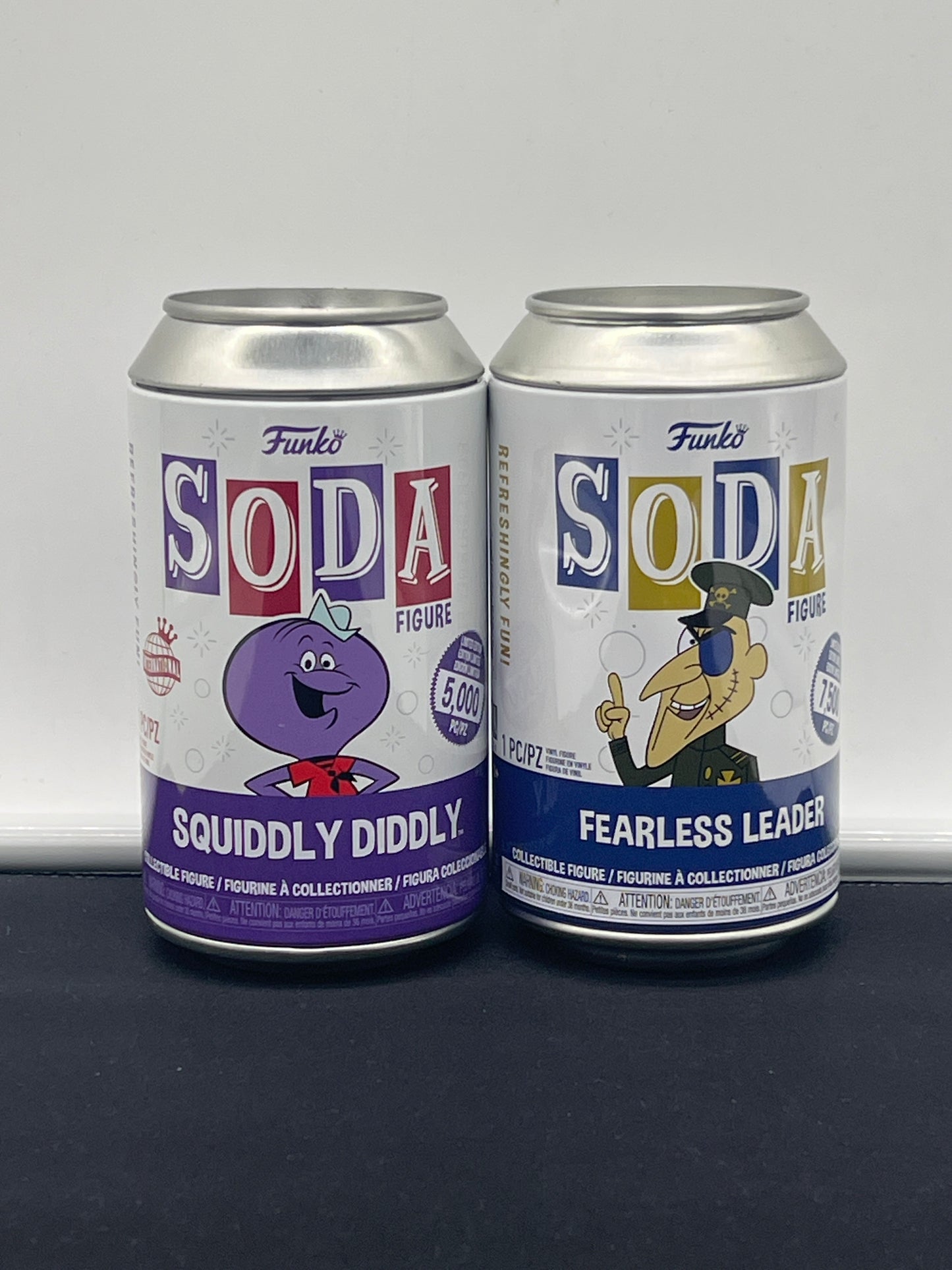 Auction Lot 83: Funko Soda Lot of 2 Squiddly Diddly Fearless Leader