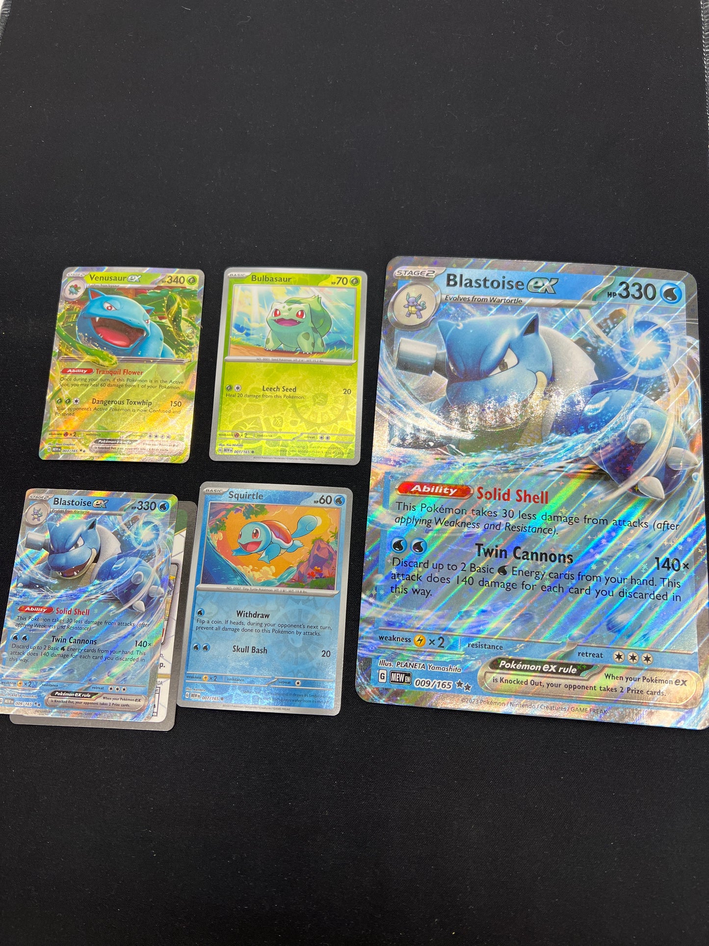 Auction Lot 49: Pokemon Blooming Waters Promos EX Conditions Vary Lot 1