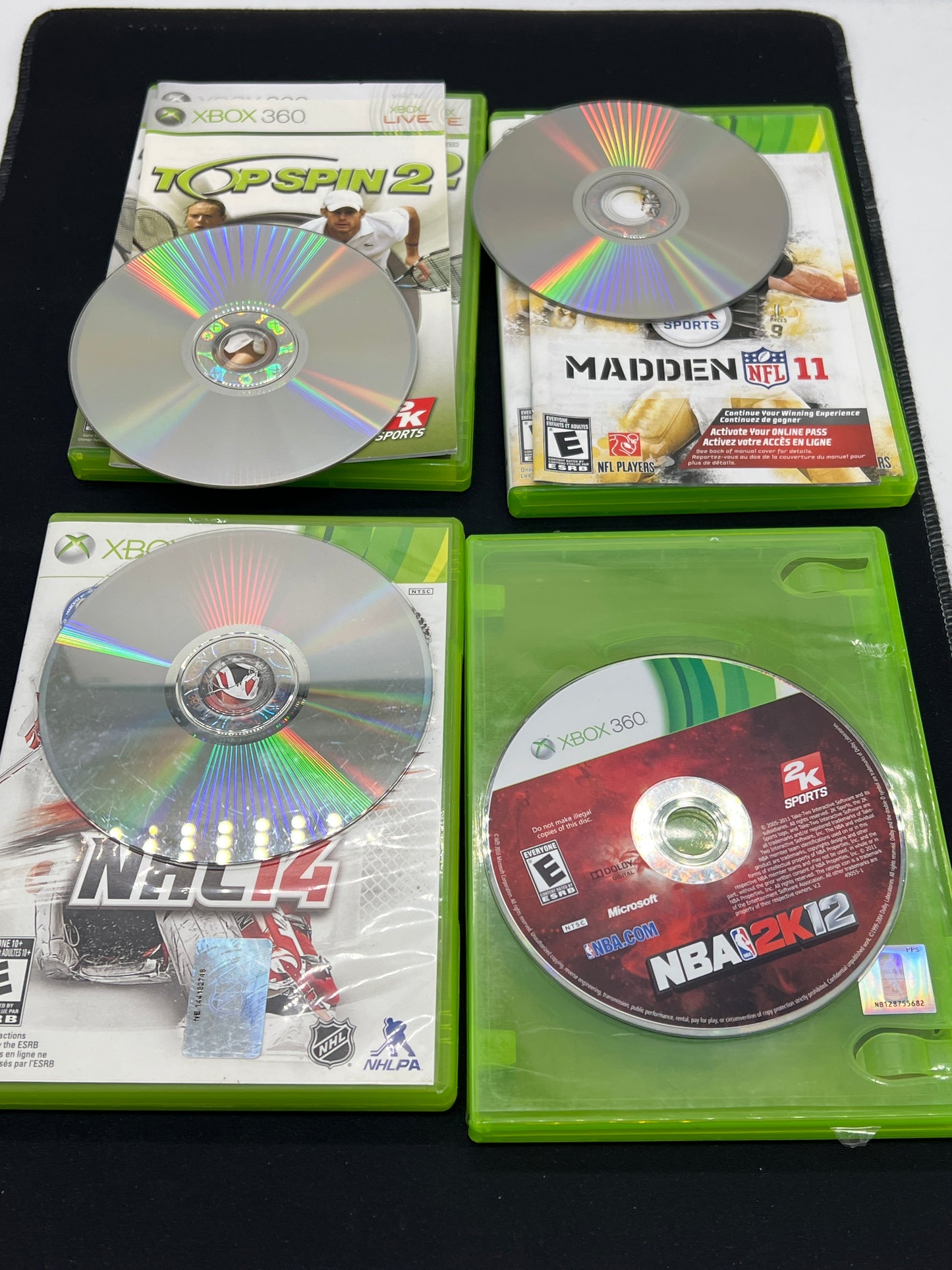 Auction Lot 184: XBOX 360 Video Games Assorted Sports Game Lot