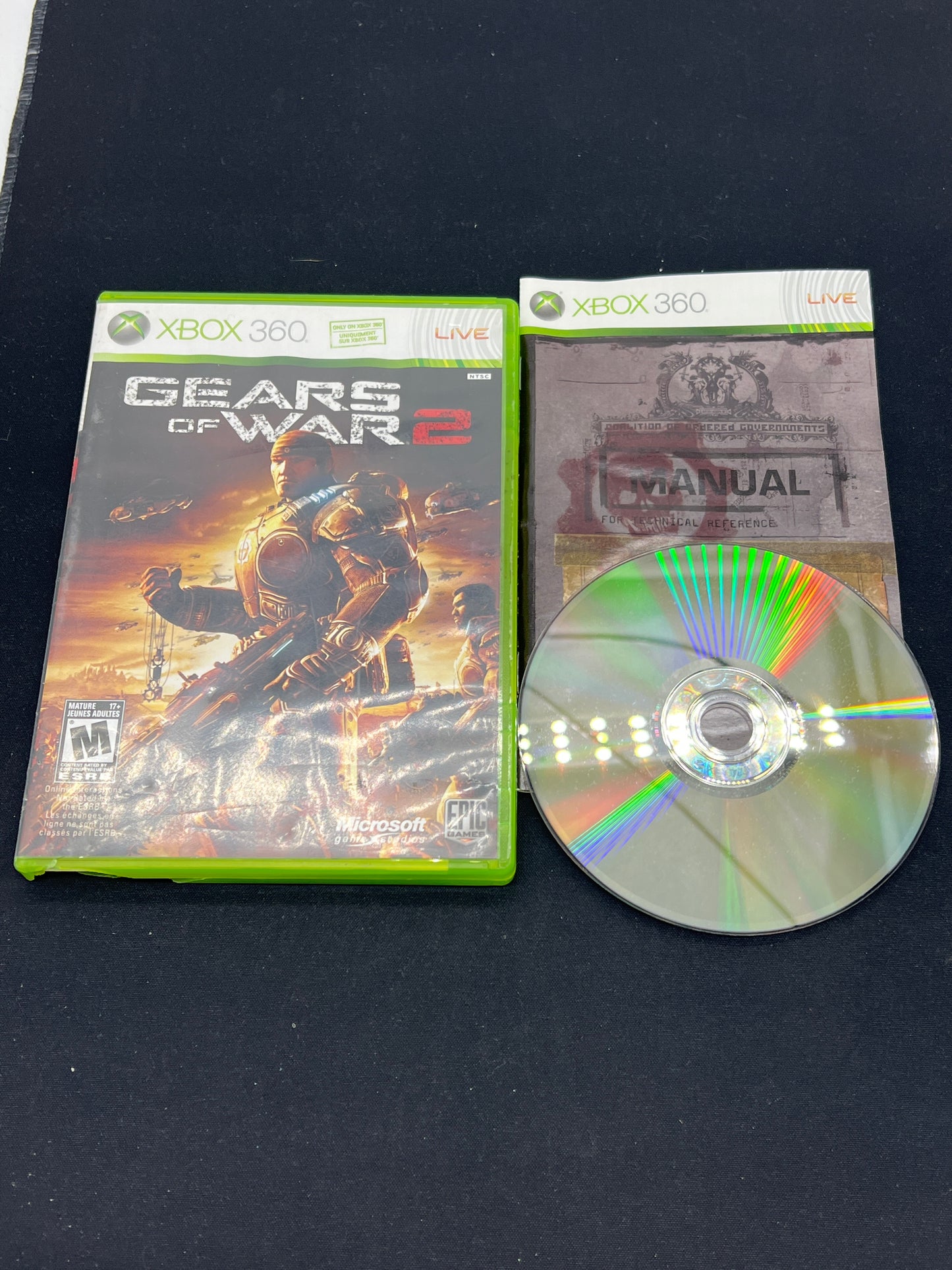 Auction Lot 198: XBOX 360 Game Lot of 4 Gears of War 2 3 Judgement