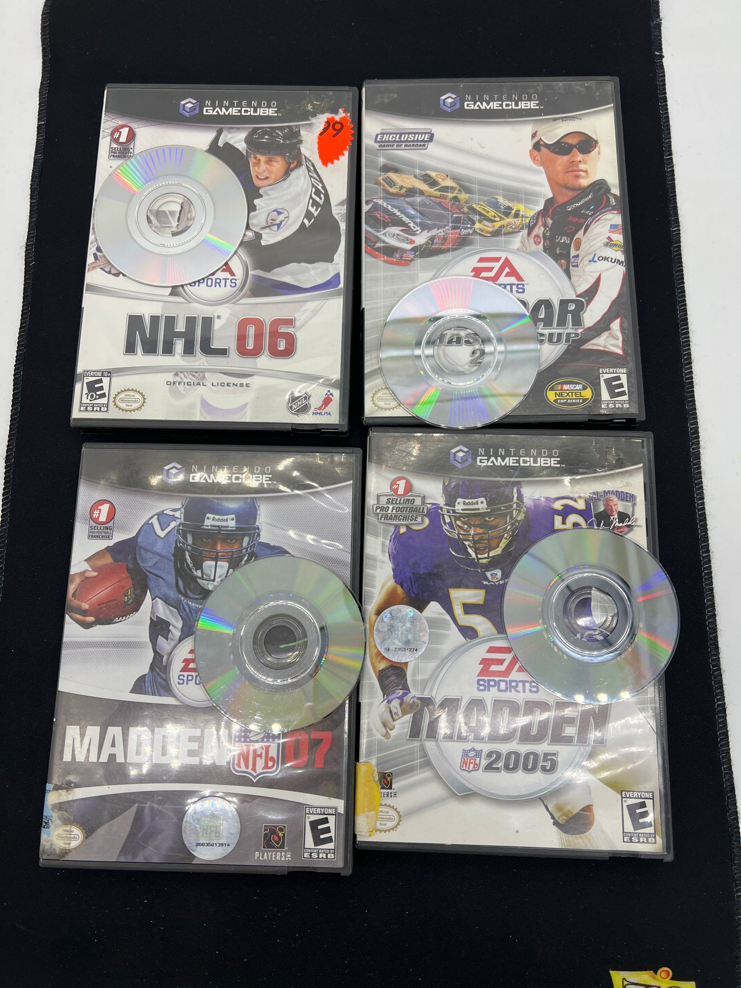 Auction Lot 184: Nintendo Gamecube Lot of 4 Assorted Sports Games CIB
