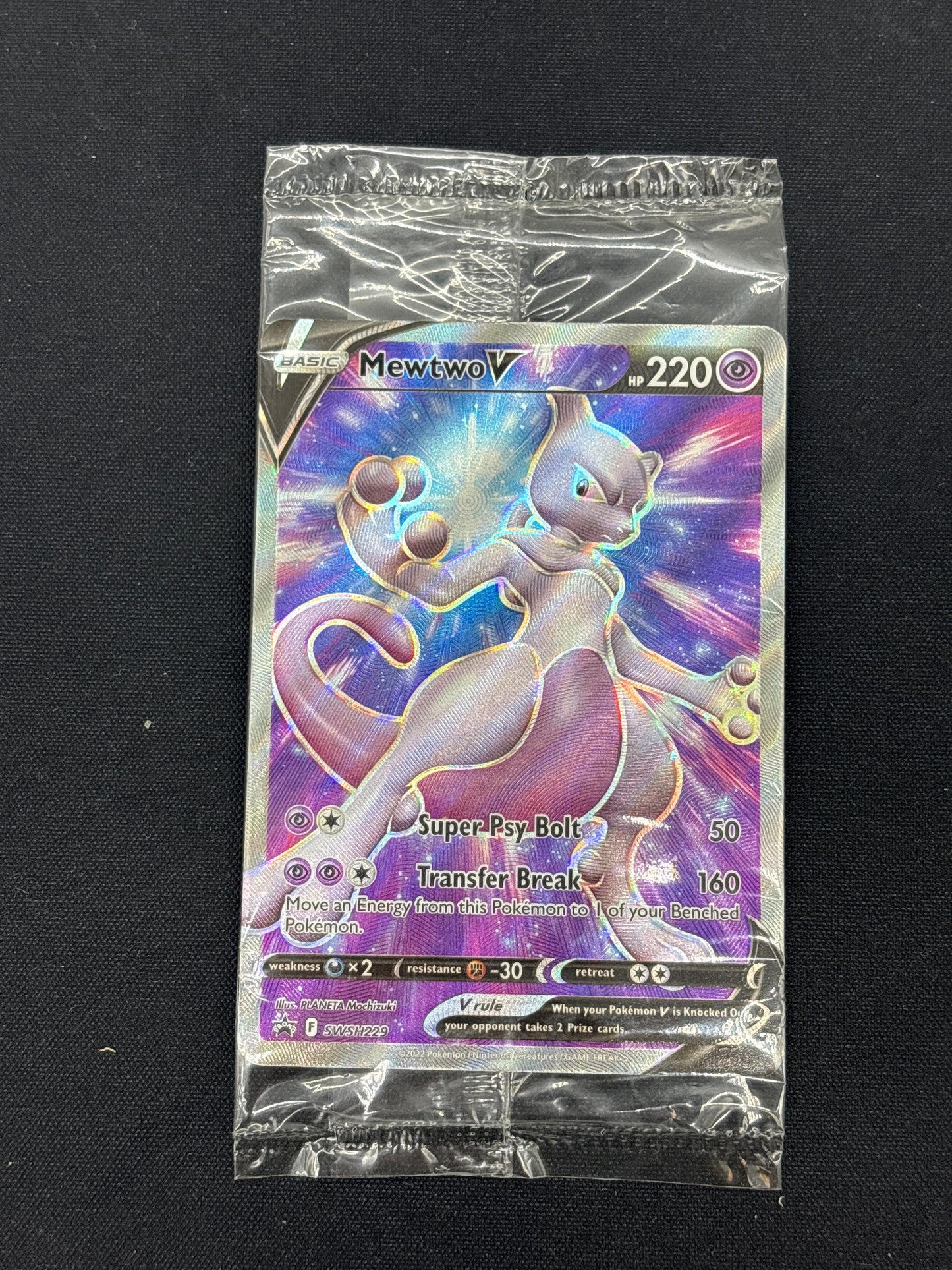 Auction Lot 70: Mewtwo V Pokemon Go Promo Card Sealed