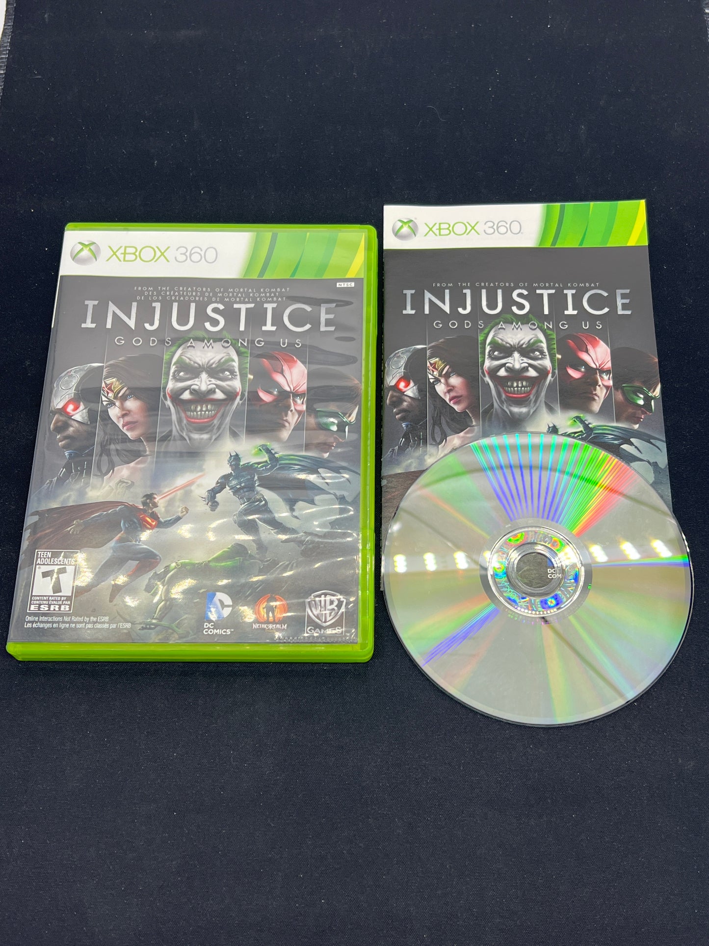 Auction Lot 155: XBOX 360 Video Game Injustice CIB