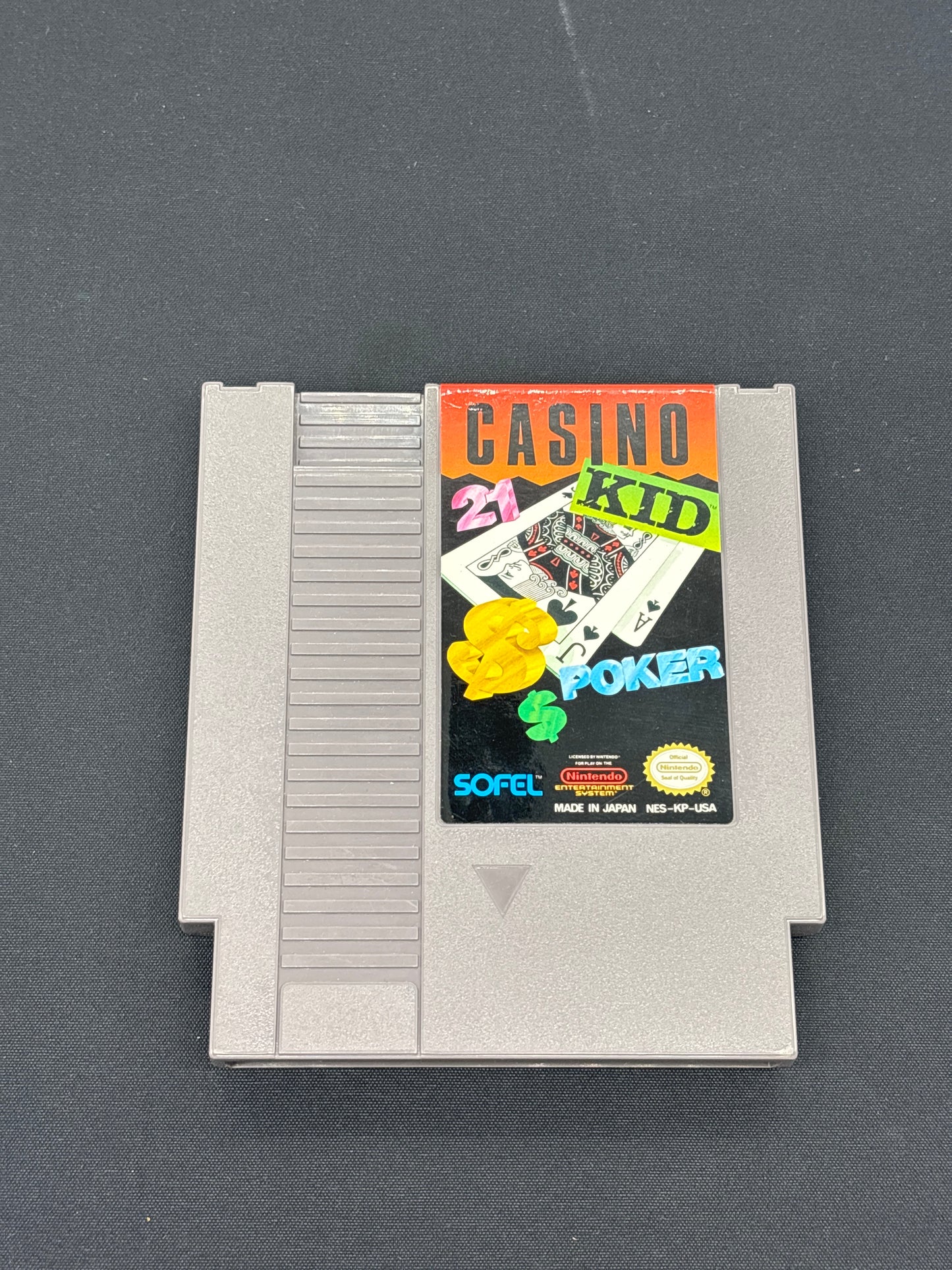 Auction Lot 205: Casino Kid Video Game Nintendo NES Loose