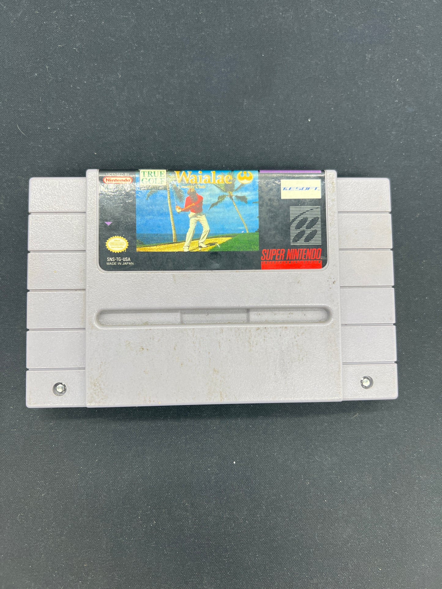 Auction Lot 219: SNES Video Game True Golf Waialae Loose
