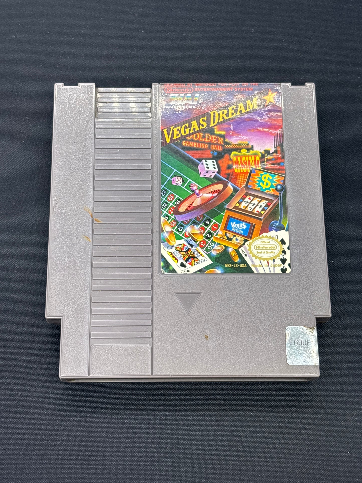 Auction Lot 198: NES Vegas Dream Game Cartridge